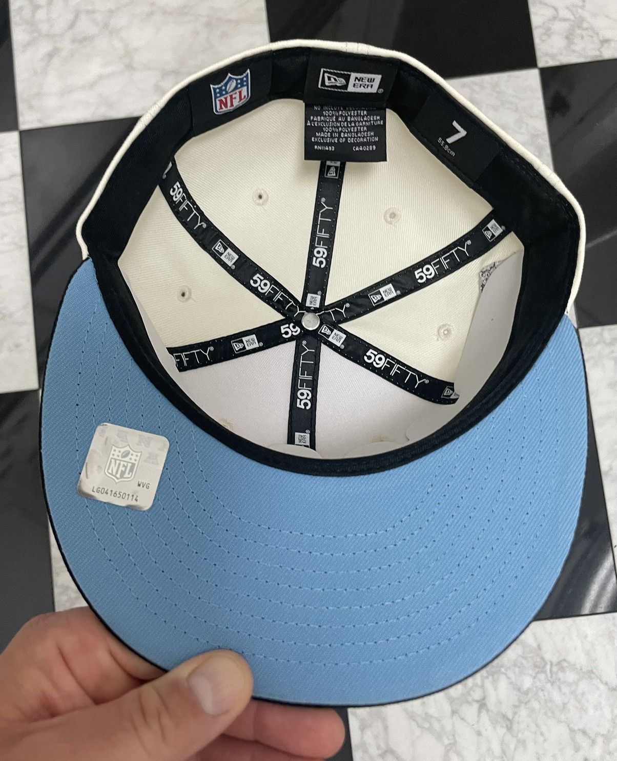 New Era 🔥Exclusive Raiders fitted size 7 also have 7 3/8 Size ONE SIZE - 6 Thumbnail
