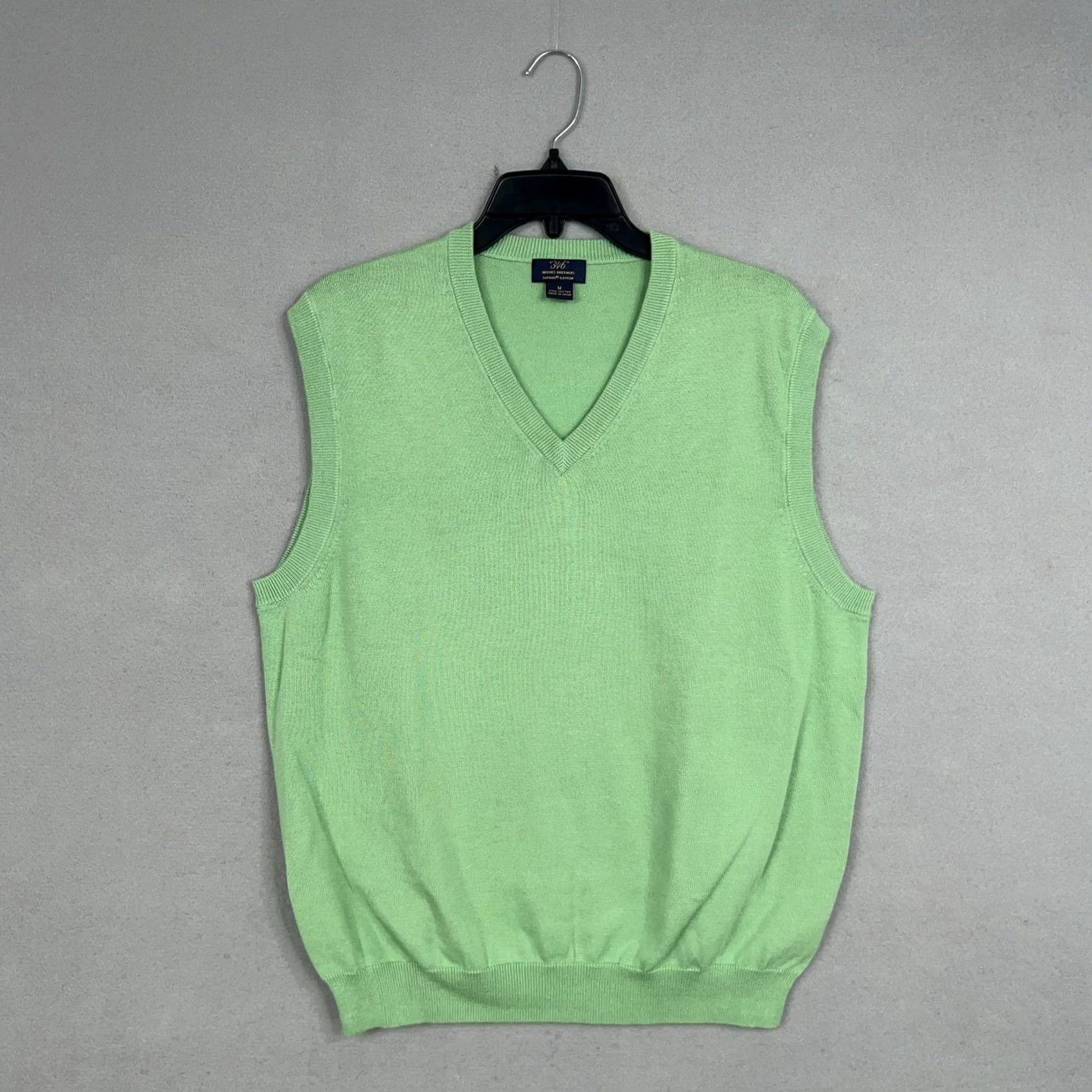 Brooks Brothers Brooks Brothers Sweater Mens M Green Vest Mint Supima Preppy Golf Dad Size US M / EU 48-50 / 2 - 2 Thumbnail
