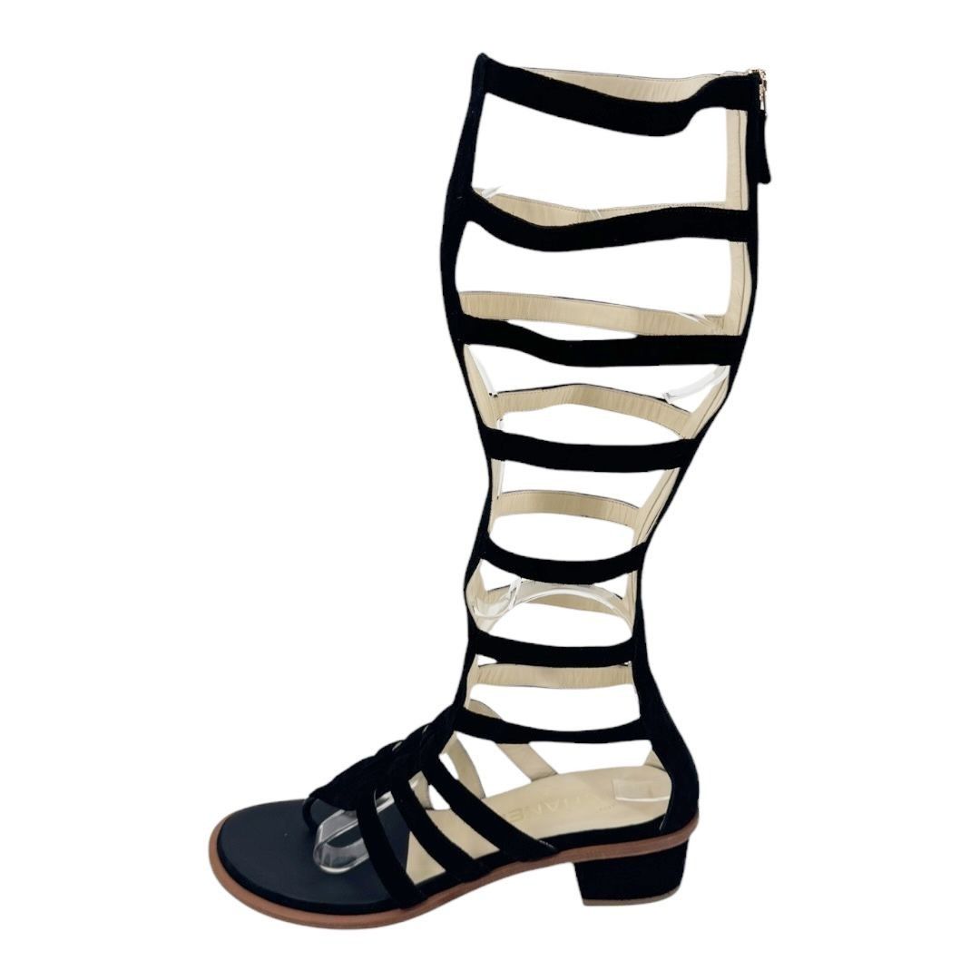 Chanel Chanel Suede High Knee Gladiator Sandals 2015 Karl Lagerfeld Size US 8 / IT 38 - 2 Thumbnail
