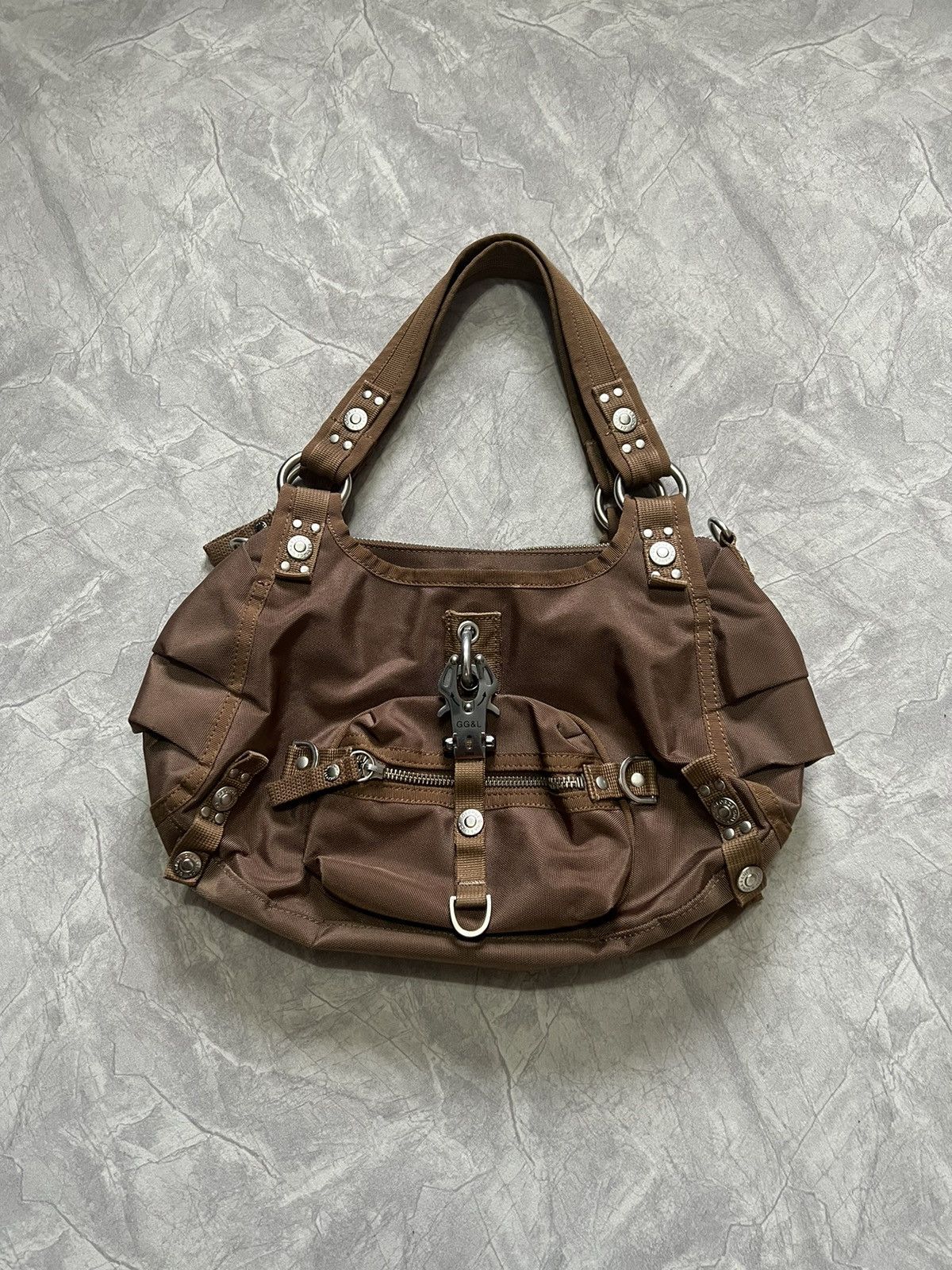 Avant Garde Ggl George Gina & Lucy Crossbody Bag Y2K in Brown, Men's