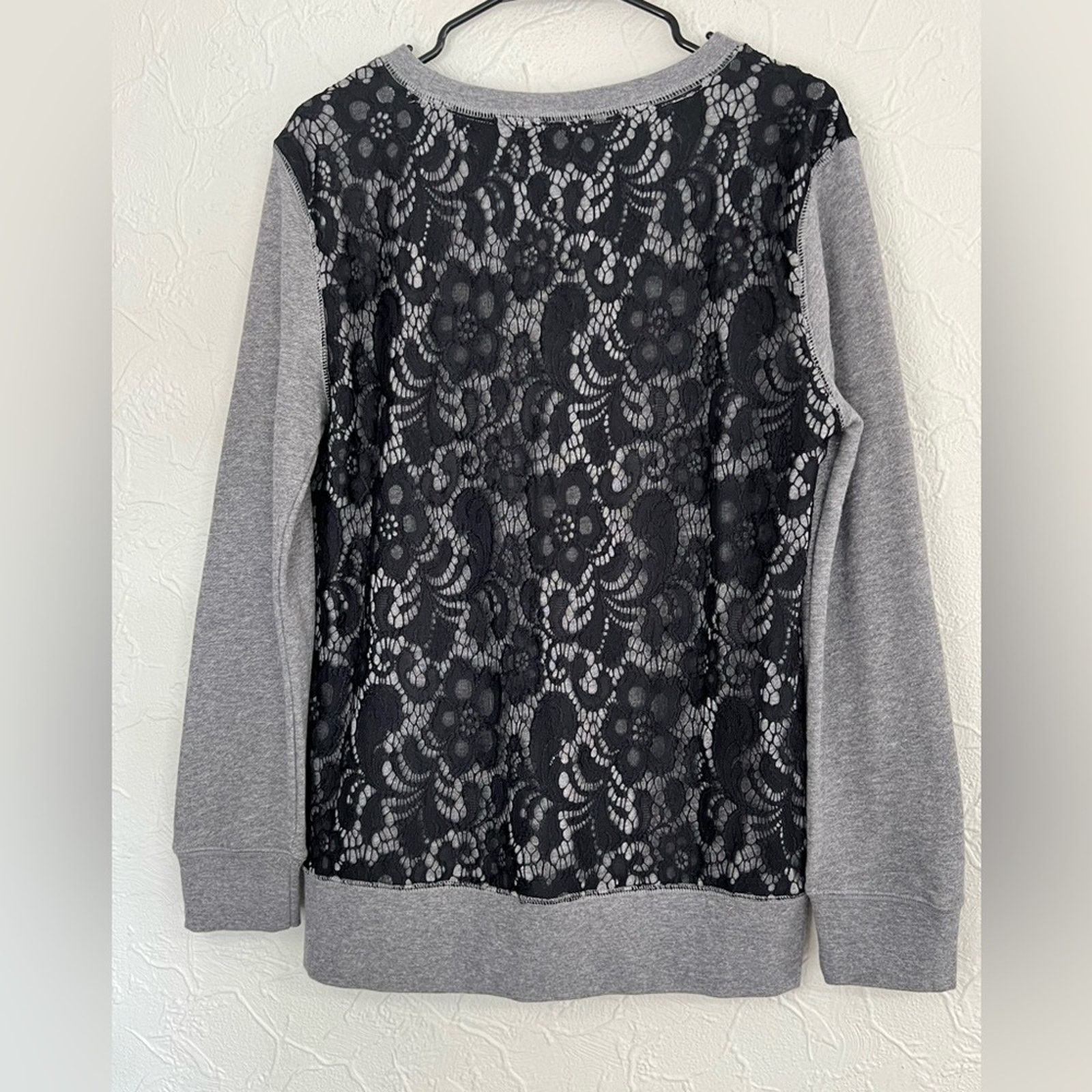 Universal Studios MODERN BETTY BOOP SWEATSHIRT GRAY BLACK LACE XXL UNIVERSAL Size XXL / US 16-18 / IT 52-54 - 2 Thumbnail