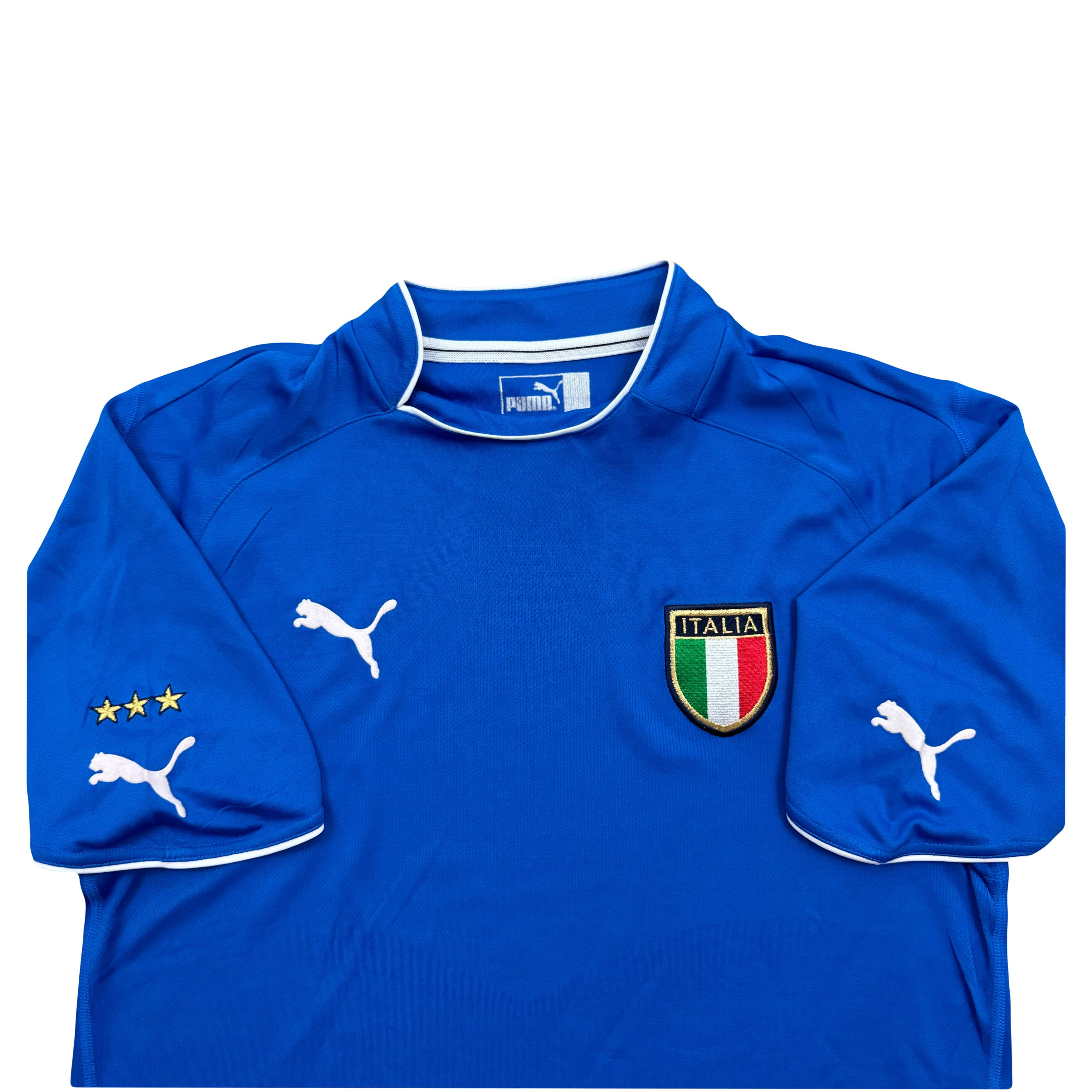 Puma × Vintage VTG 2003 Italy Puma Home Soccer Jersey Euros Italia Size US L / EU 52-54 / 3 - 3 Thumbnail
