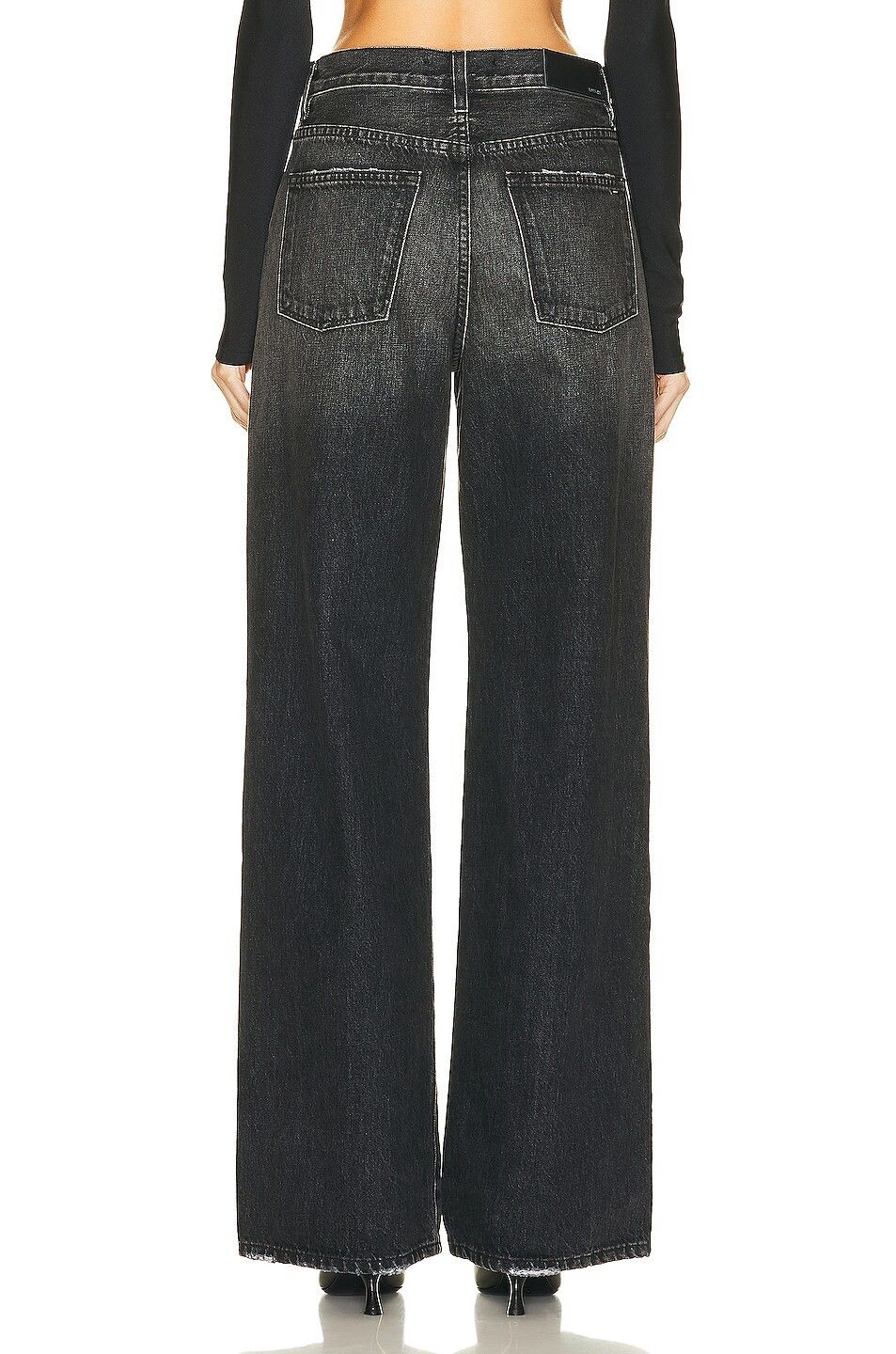 Amiri o1y0425 Denim Jeans in Charcoal Size 29" - 3 Thumbnail