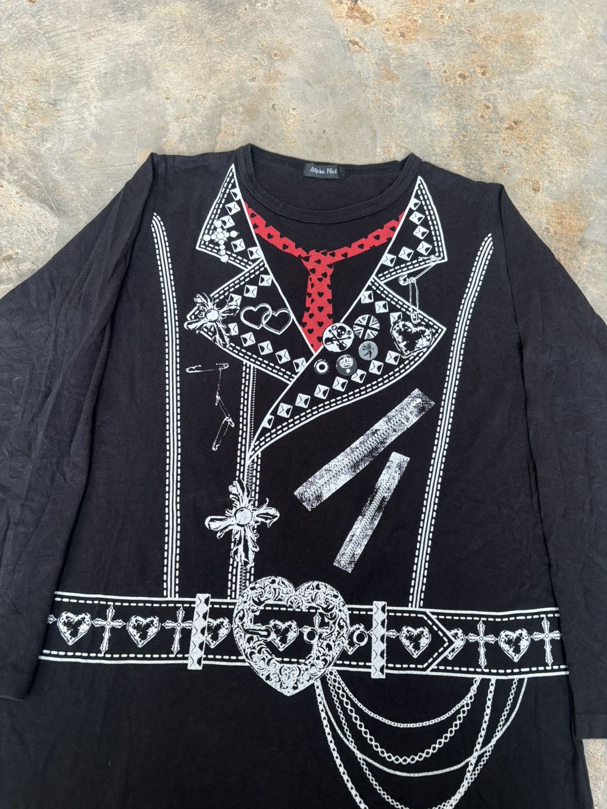 Hysteric Glamour × If Six Was Nine × Japanese Brand Y2k Alpha flat Ifsixwasnine Punk style Longsleeve Size US XL / EU 56 / 4 - 3 Thumbnail