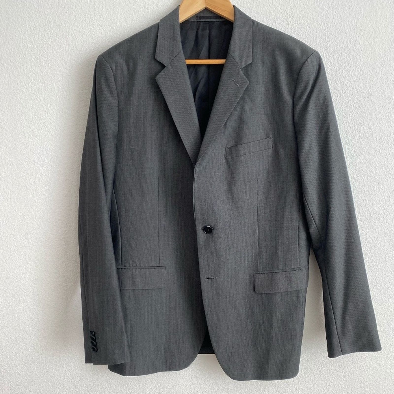 Theory Theory Men's Charcoal Blazer - 42R Size 42R - 2 Thumbnail