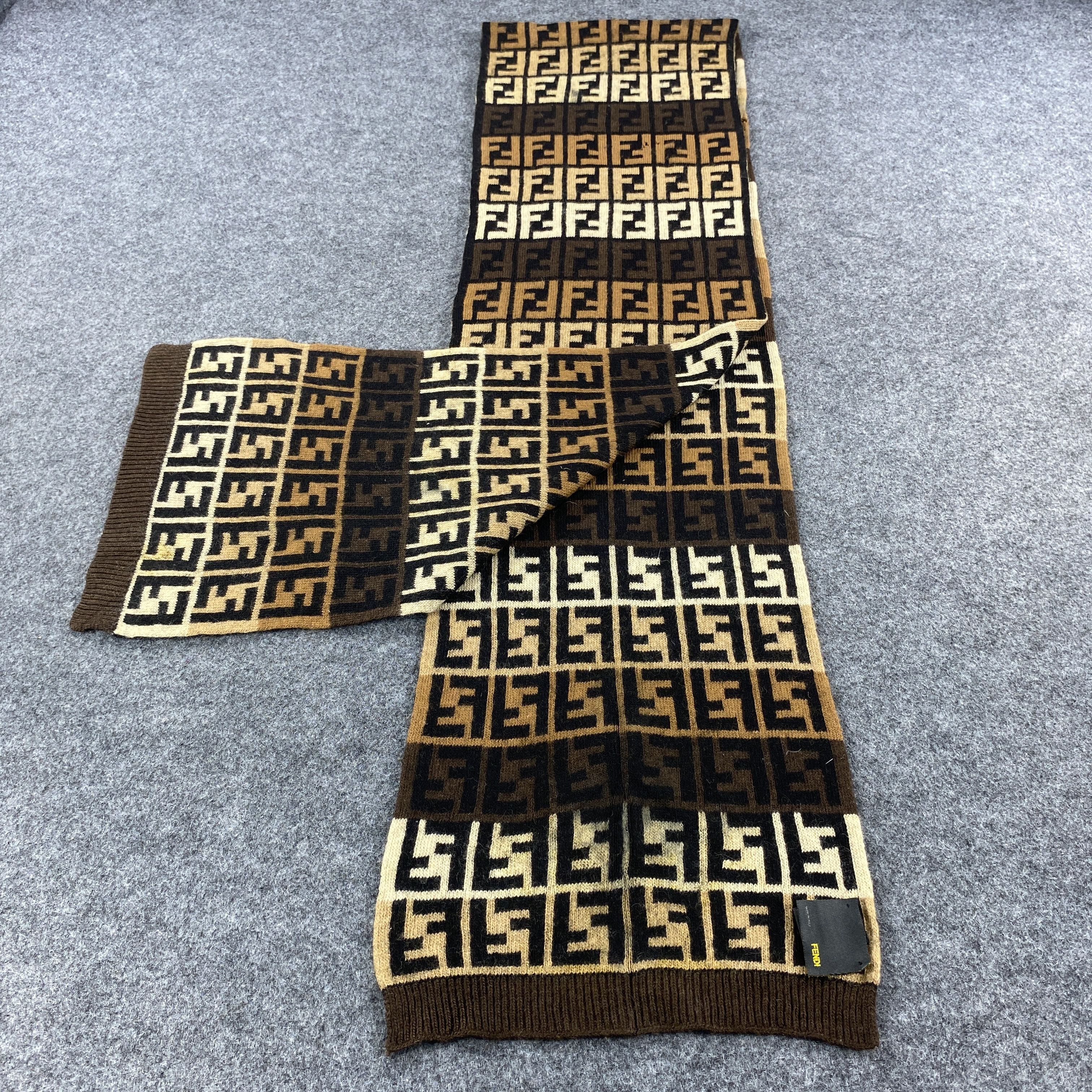Fendi × Vintage FENDI Scarf # Muffler # Neckwear # D550 Size ONE SIZE - 8 Thumbnail