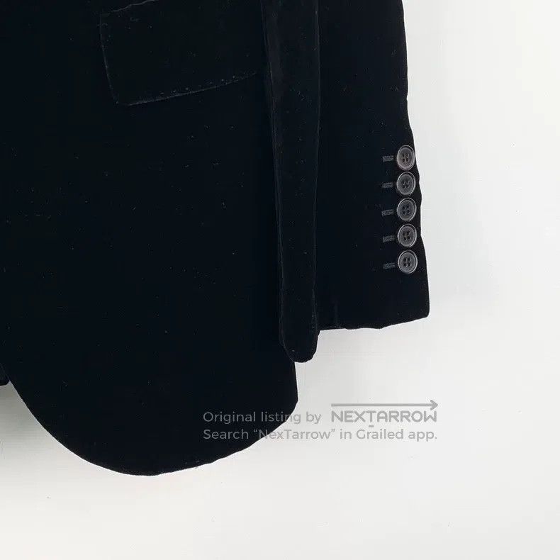 Saint Laurent Paris Saint Laurent Paris Black Velvet Collar Single Breasted Lo Size XS / US 0-2 / IT 36-38 - 4 Thumbnail