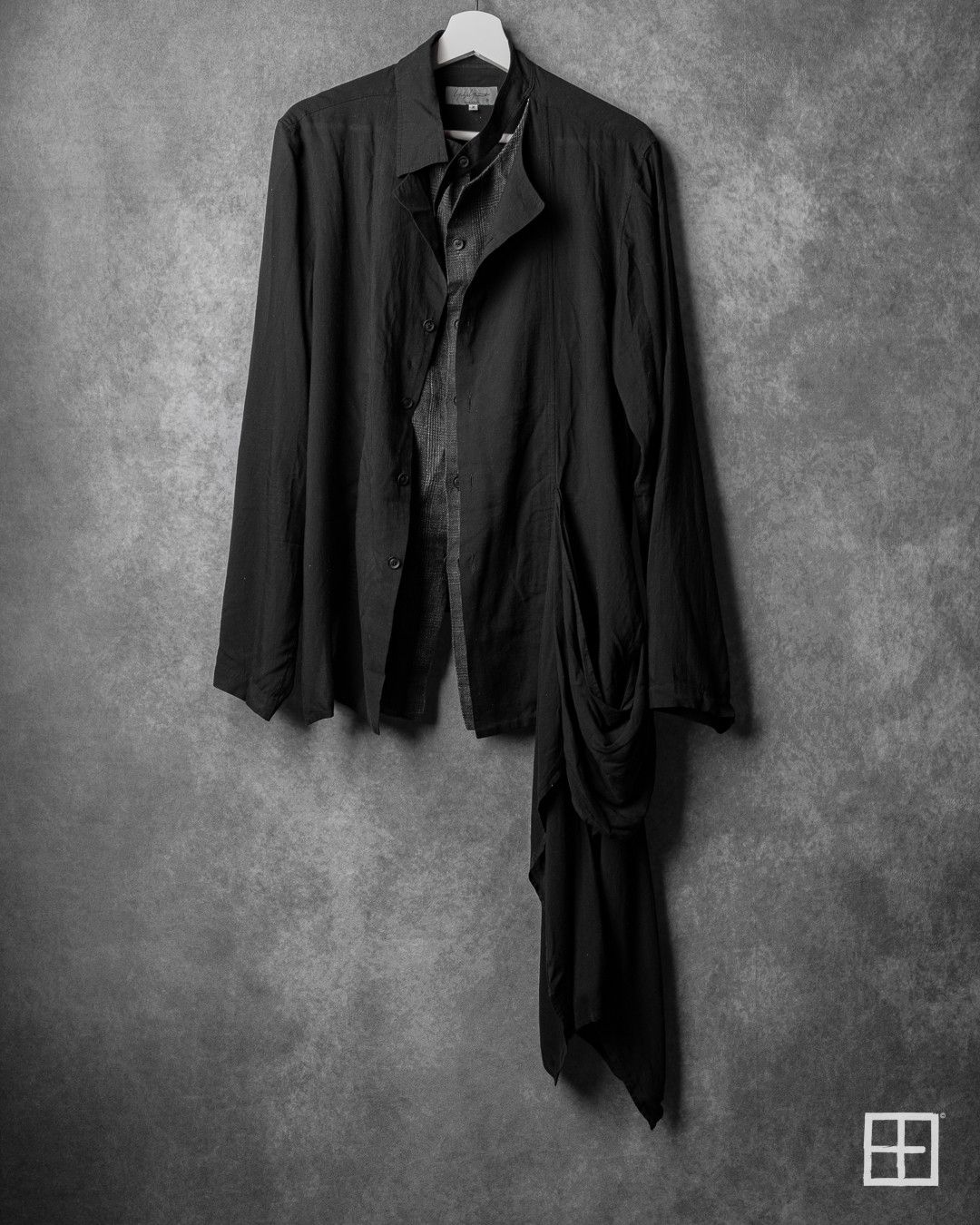 Yohji Yamamoto Pour Homme SS21 Runway Double Layered Shirt