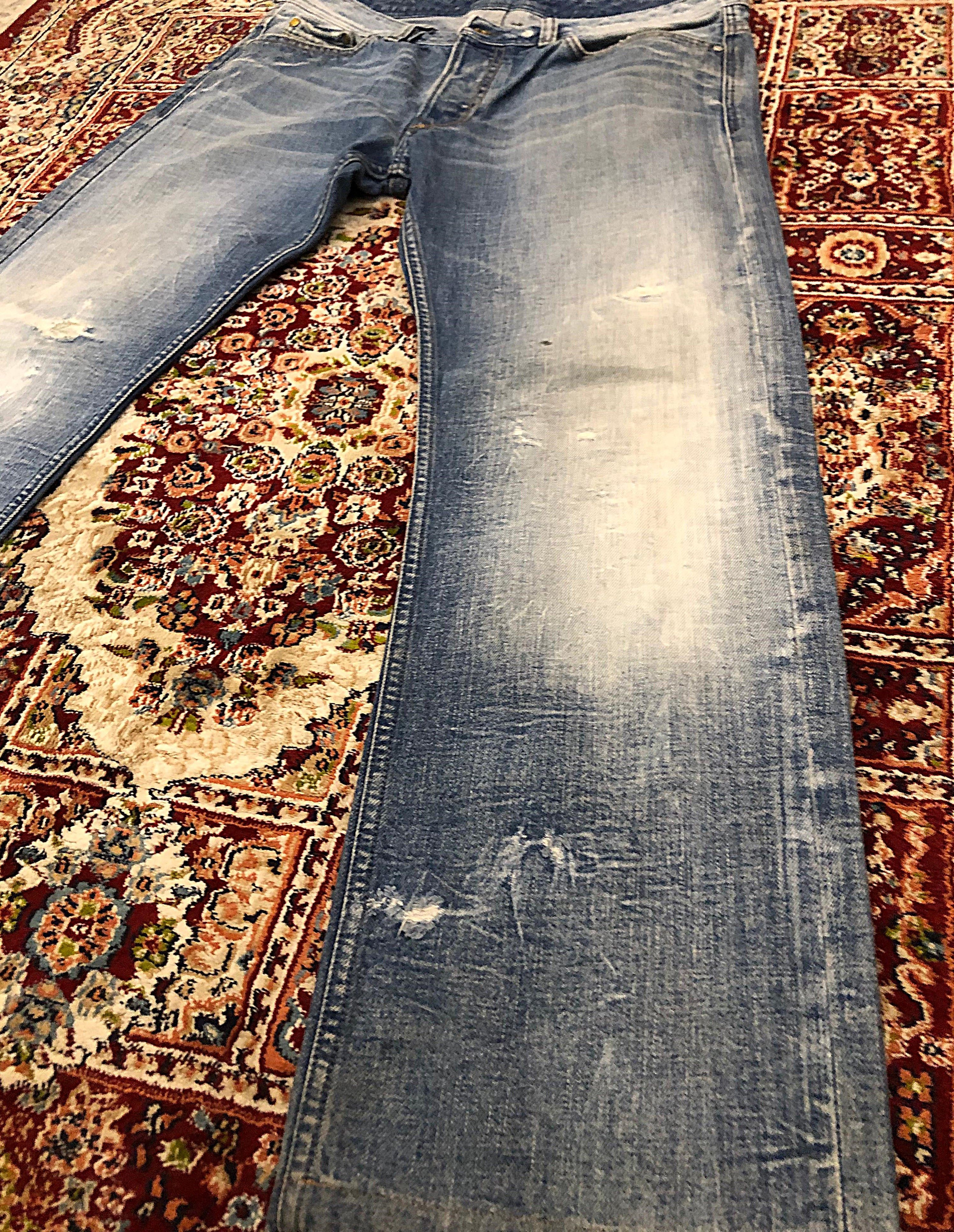 Diesel × Japanese Brand Diesel Dragon Viker Baggy Denim Jeans Pants Size US 33 - 3 Thumbnail