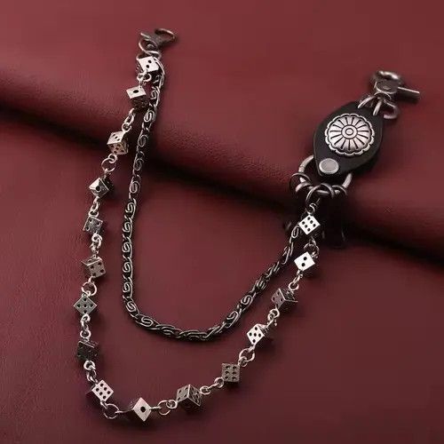 Jewelry Dice Chain Wallet Belt Chain Trousers Pants and jeans Size ONE SIZE - 6 Thumbnail