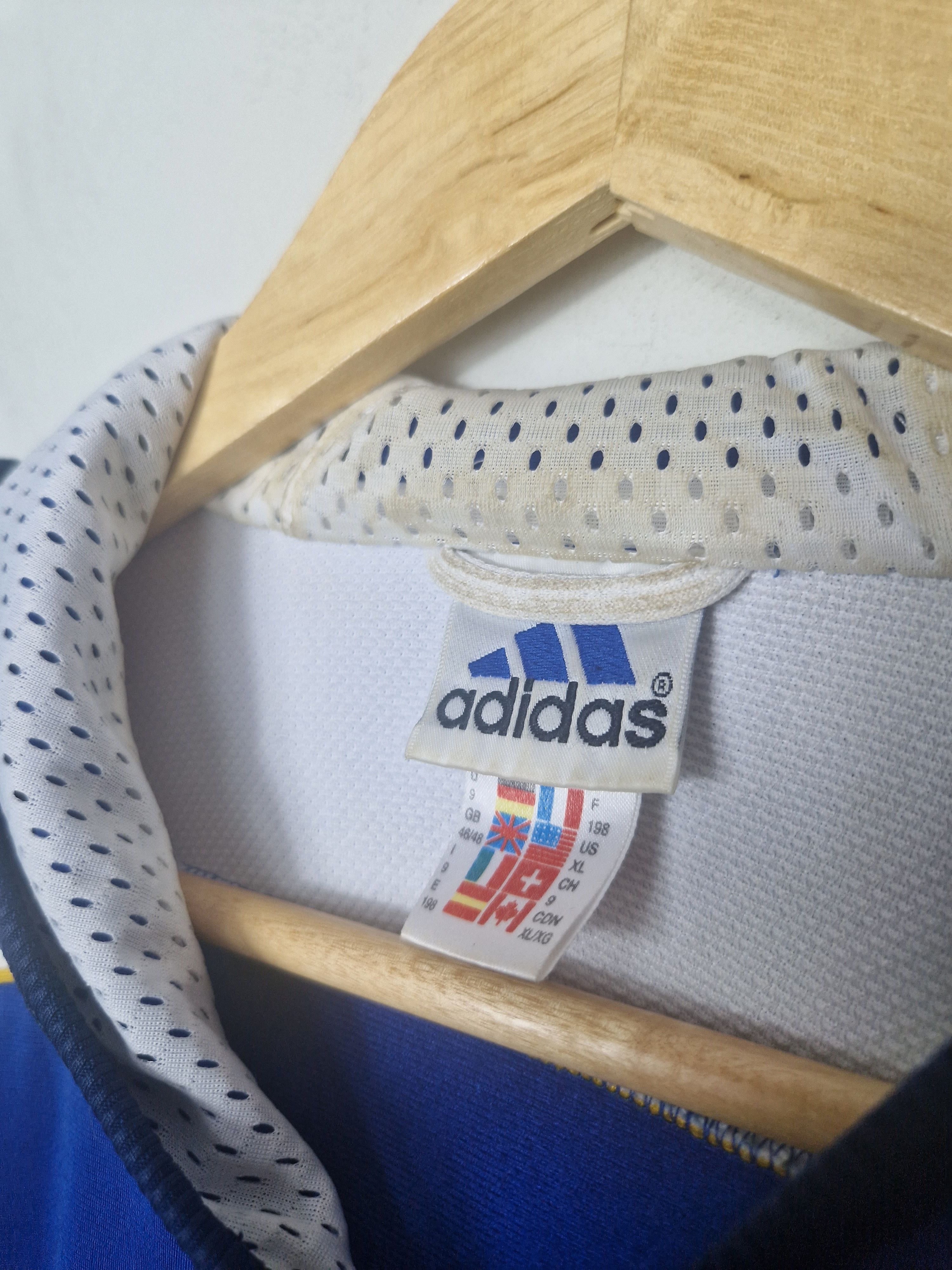 Adidas Adidas vintage 80s 90s track sweatshirt hoodie Size US XXL / EU 58 / 5 - 4 Thumbnail