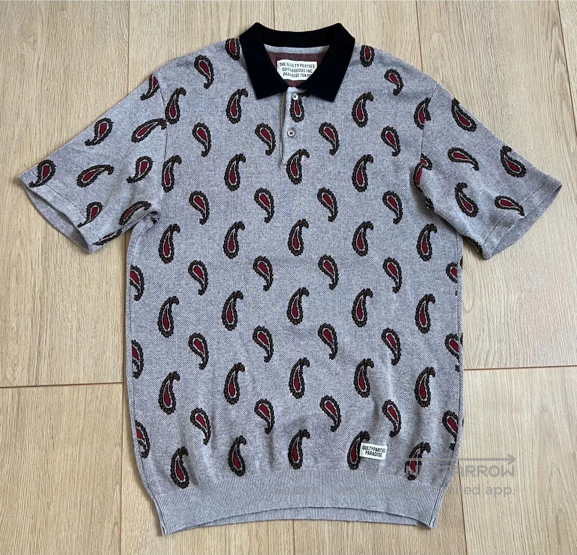 Wacko Maria WACKO MARIA 21SS Leopard Knit Polo. Size US M / EU 48-50 / 2 - 2 Thumbnail