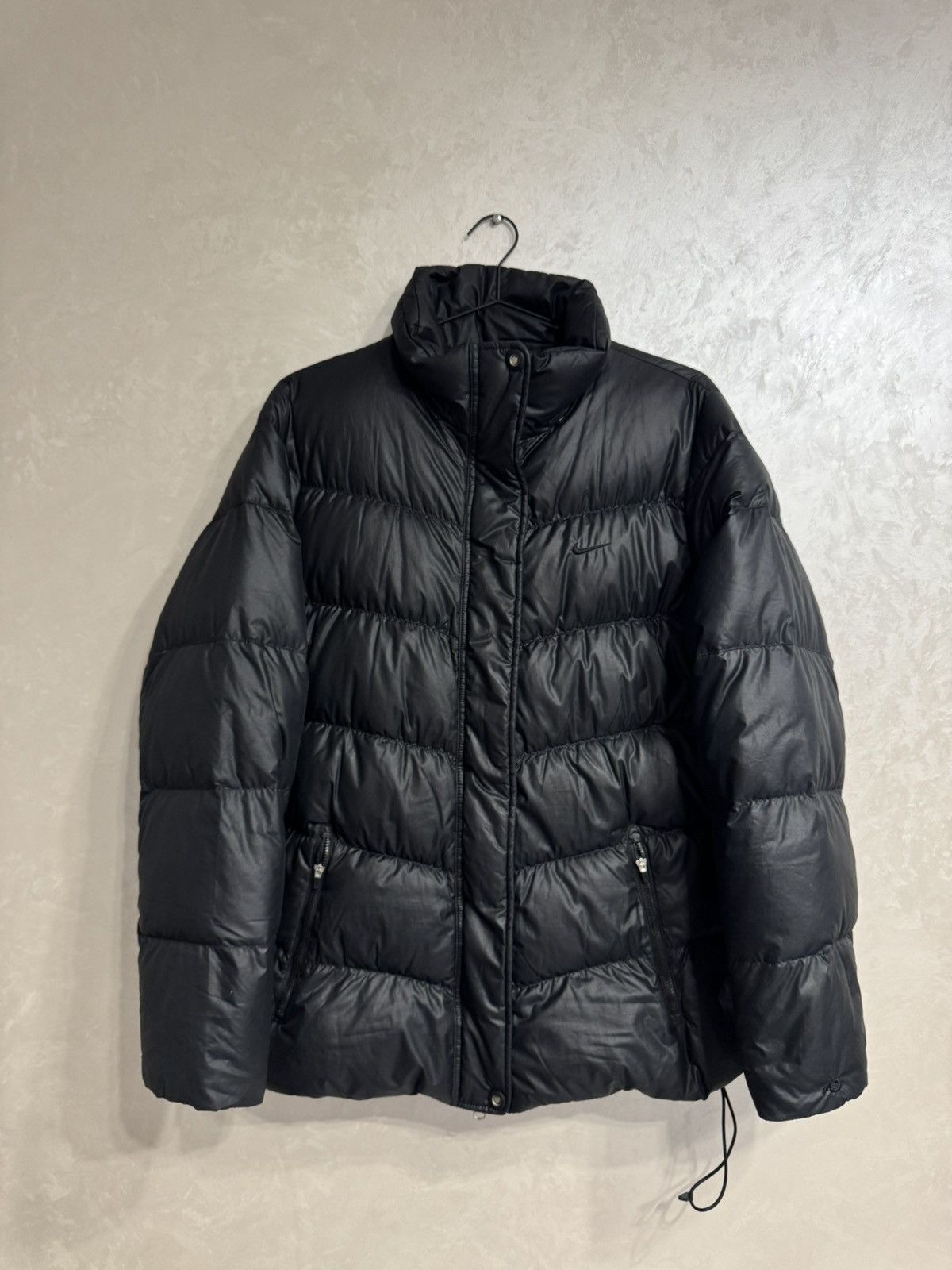Nike Vintage Nike Down Puffer Jacket Mini Swoosh Logo 00’s Retro Size US M / EU 48-50 / 2 - 2 Thumbnail