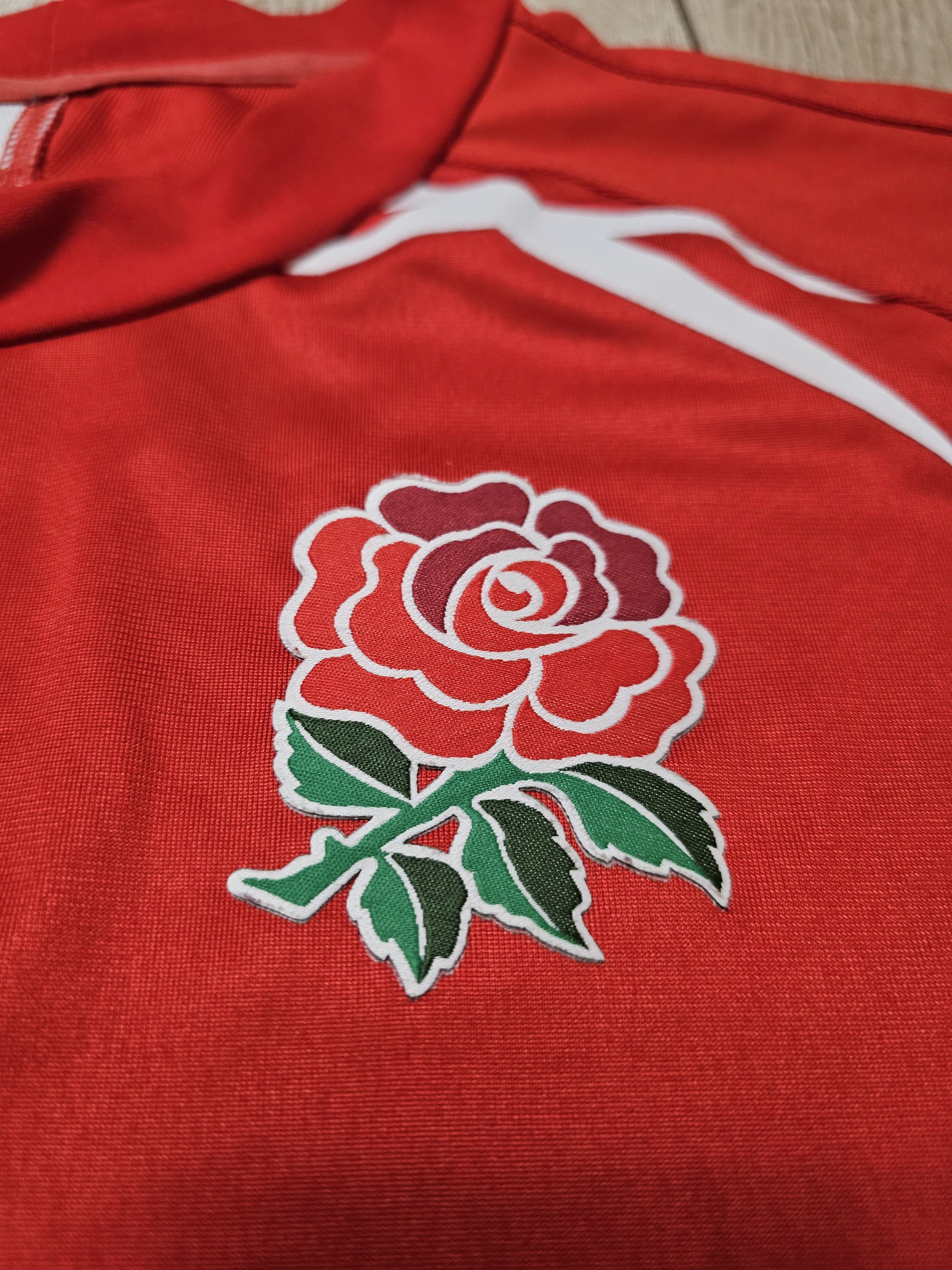 Nike ENGLAND RUGBY JERSEY VINTAGE AWAY RED SHIRT RUGBY JERSEY Size US XL / EU 56 / 4 - 4 Thumbnail