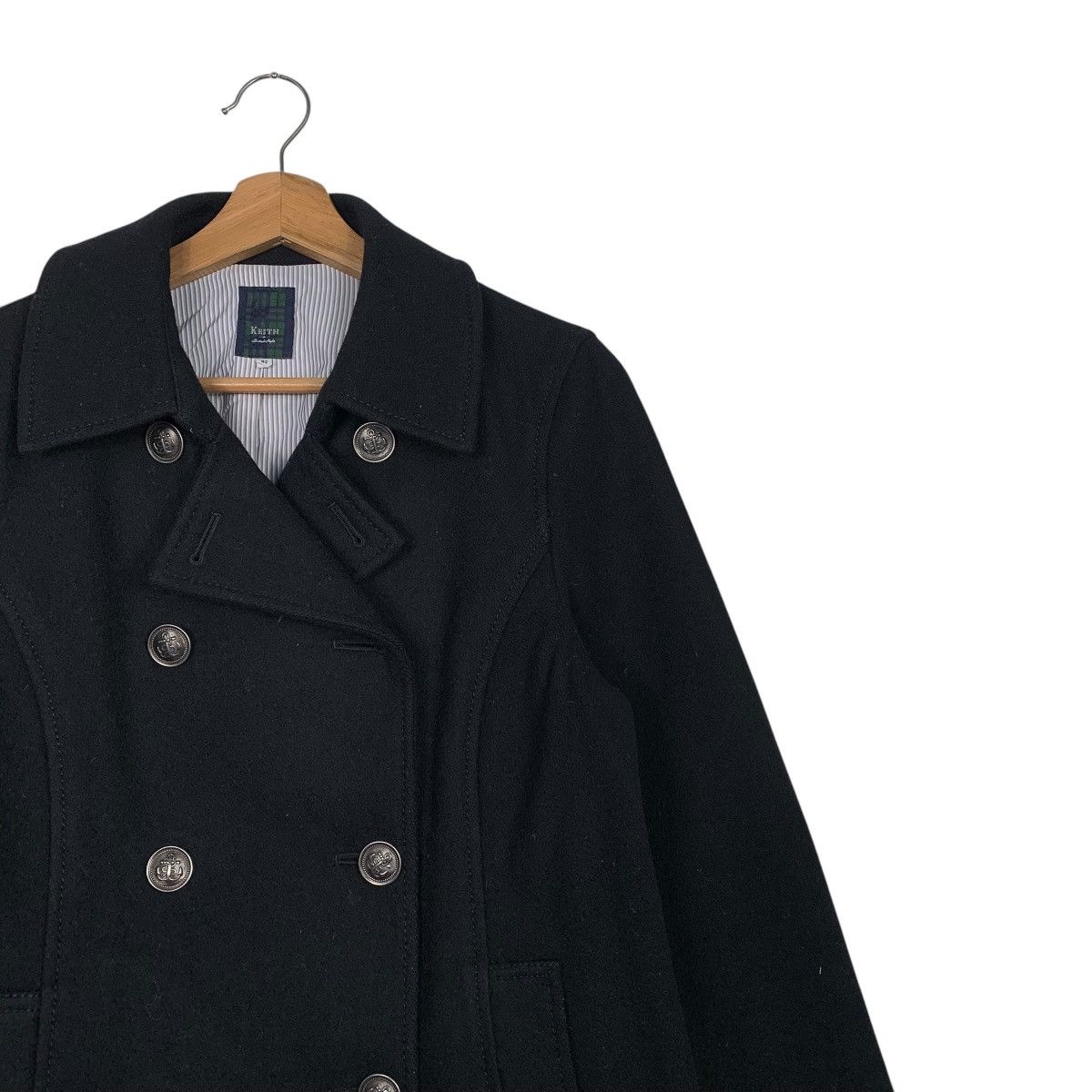 Japanese Brand Keith Double Breasted Wool Jacket Size S / US 4 / IT 40 - 5 Thumbnail