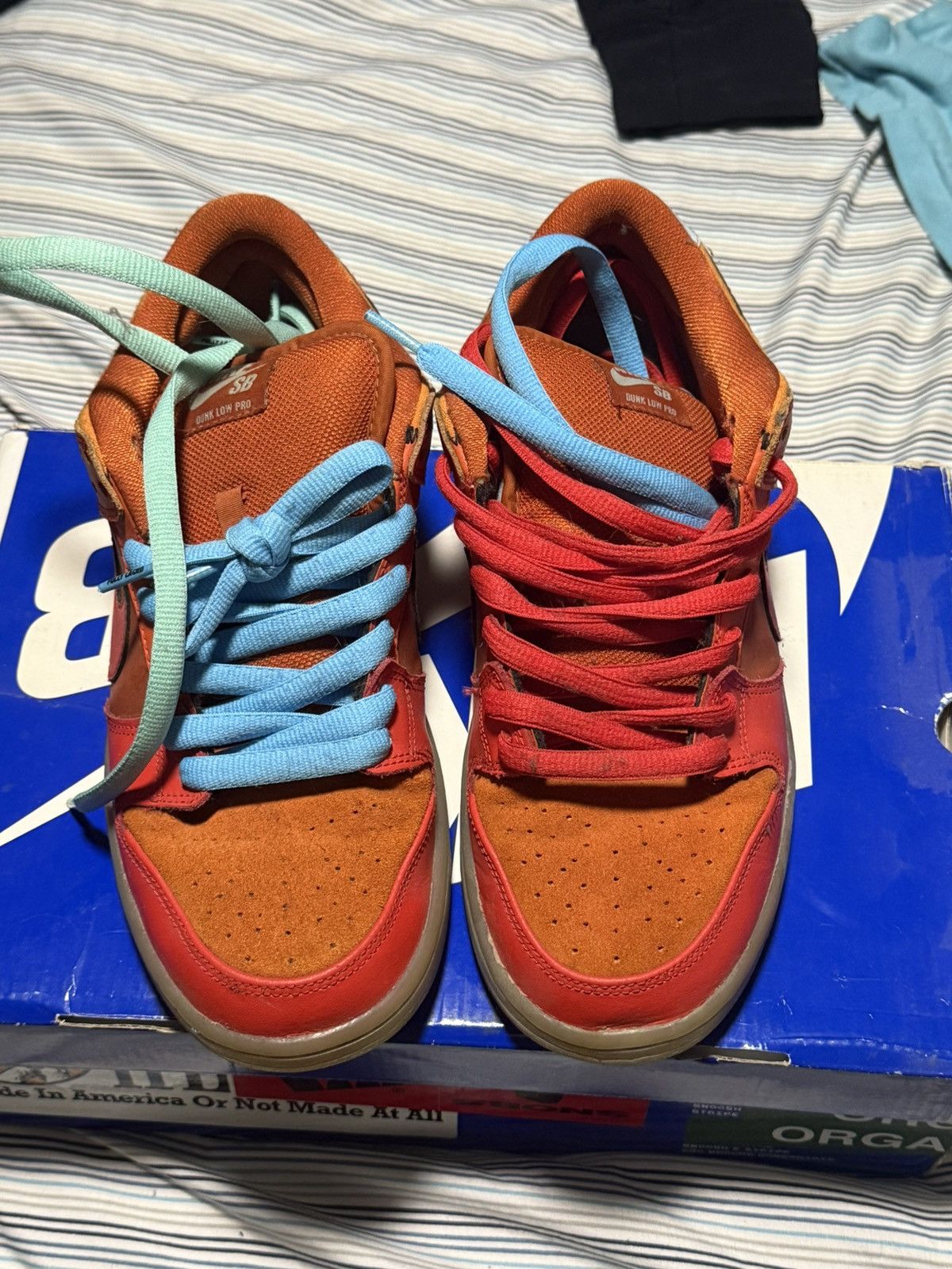 Nike Nike SB Dunk “Fire and Ice” 2013 Size US 10 / EU 43 - 1 Thumbnail