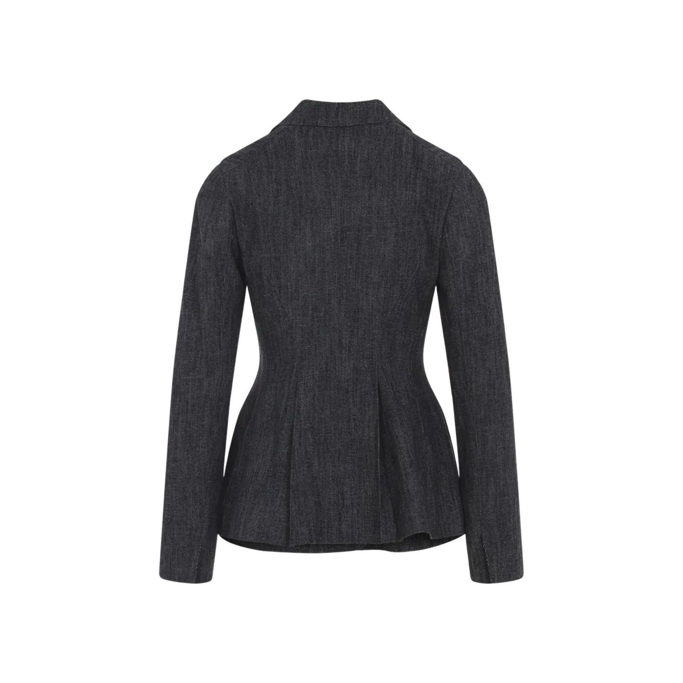 Alberta Ferretti ALBERTA FERRETTI Black Wool Blazer Jacket New & Authentic (W Size S / US 4 / IT 40 - 2 Thumbnail
