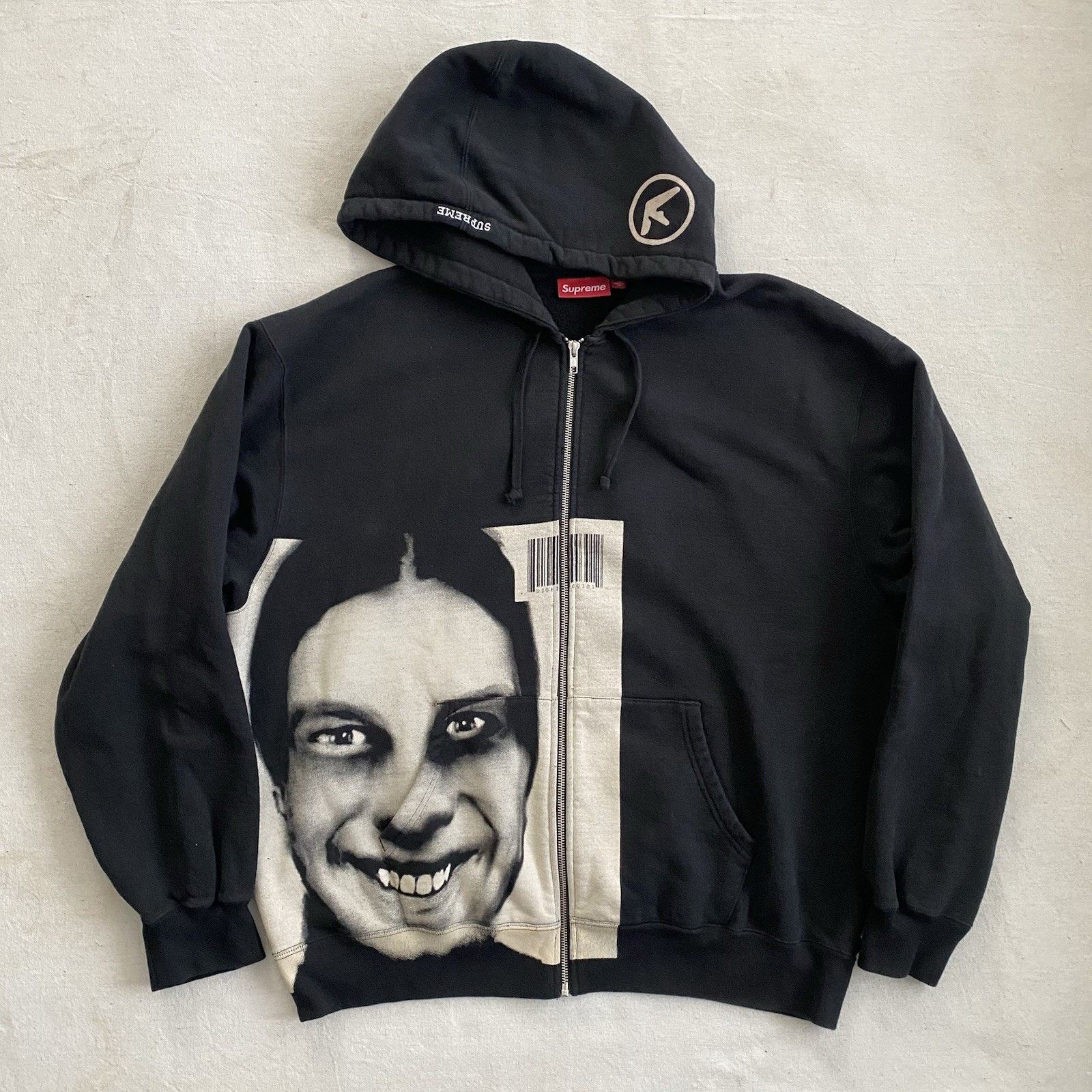 Supreme Supreme Aphex Twin Zip Up Hooded Sweatshirt | Grailed