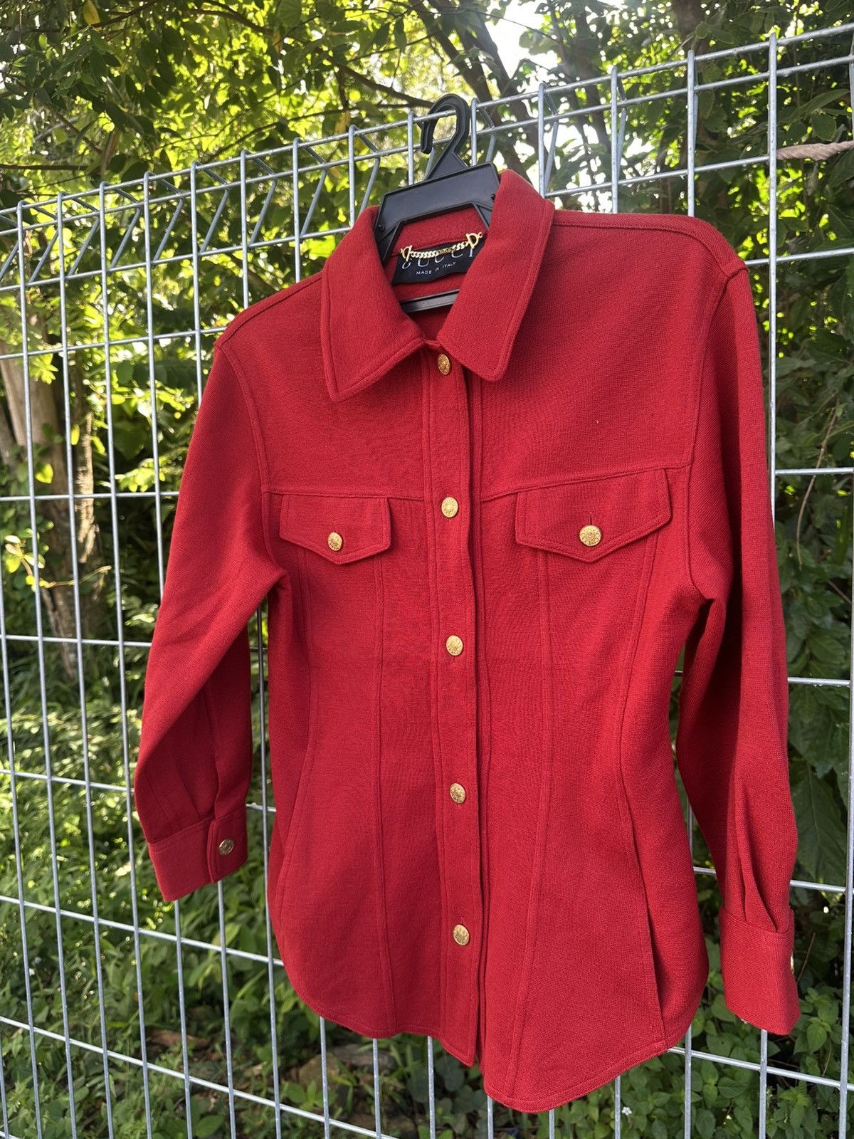 Gucci × Vintage Vintage Gucci Button Ups Size US XS / EU 42 / 0 - 2 Thumbnail