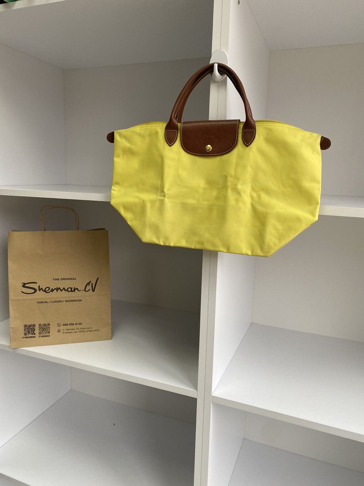 Longchamp × Vintage Vintage Longchamp women’s yellow Bag Size ONE SIZE - 2 Thumbnail