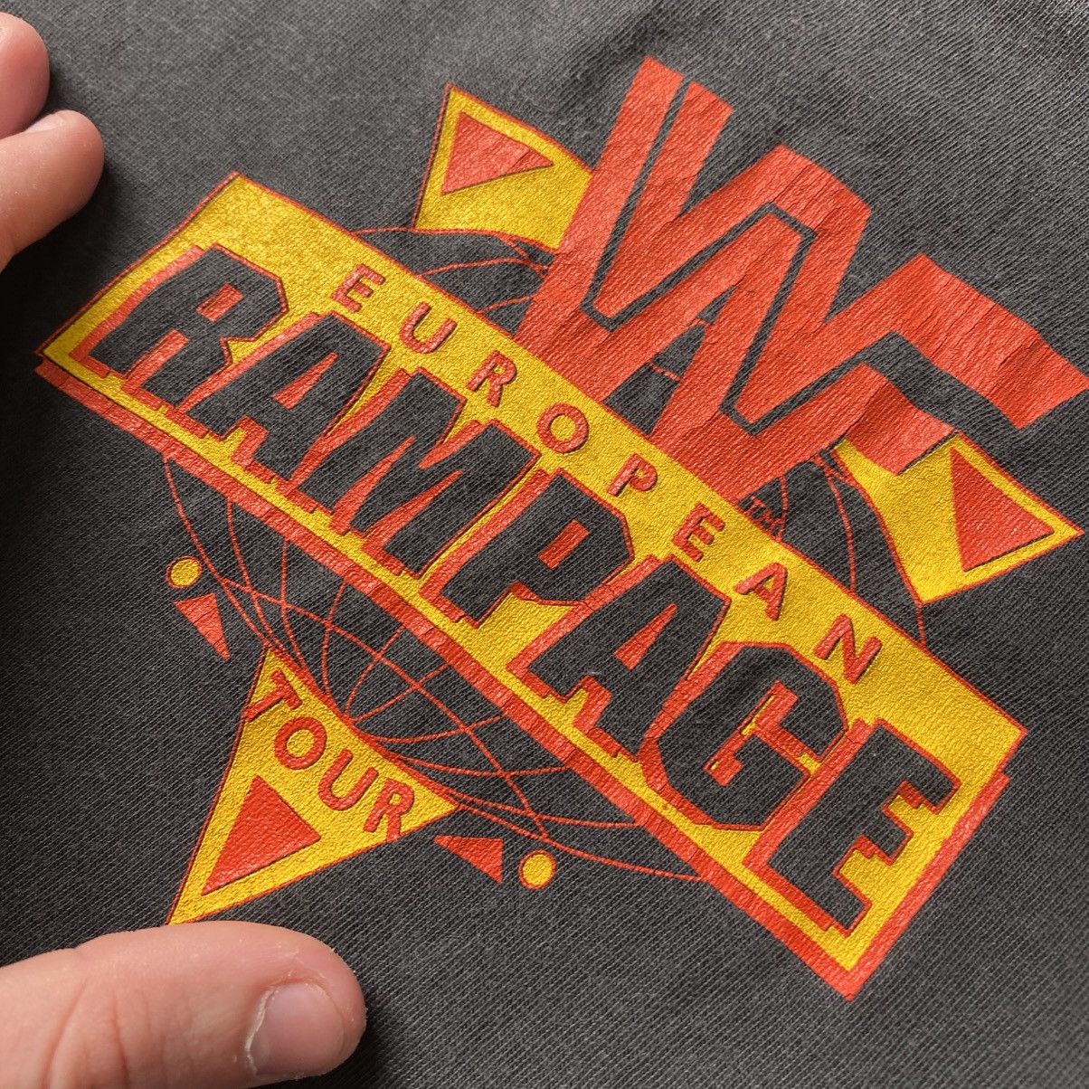 Vintage × WWE Vintage WWE Rowdy Roddy Piper 1991 Wrestling Tour tee Size US S / EU 44-46 / 1 - 13 Thumbnail