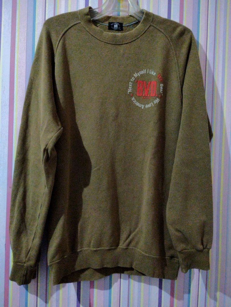 Japanese Brand × Vintage Crewneck B.V.D 80s Vintage Size US M / EU 48-50 / 2 - 1 Thumbnail