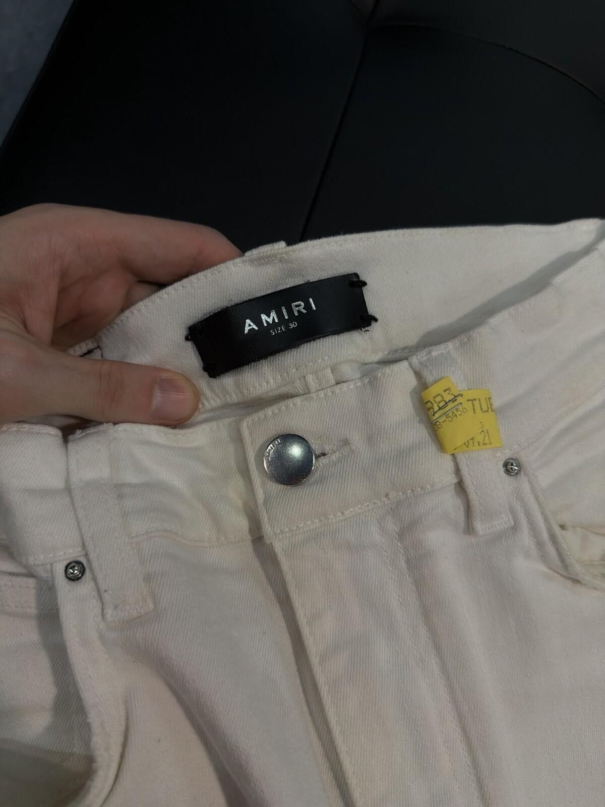 Amiri Size 30 - Amiri White Pants Jeans 100% Authentic Size US 30 / EU 46 - 11 Thumbnail