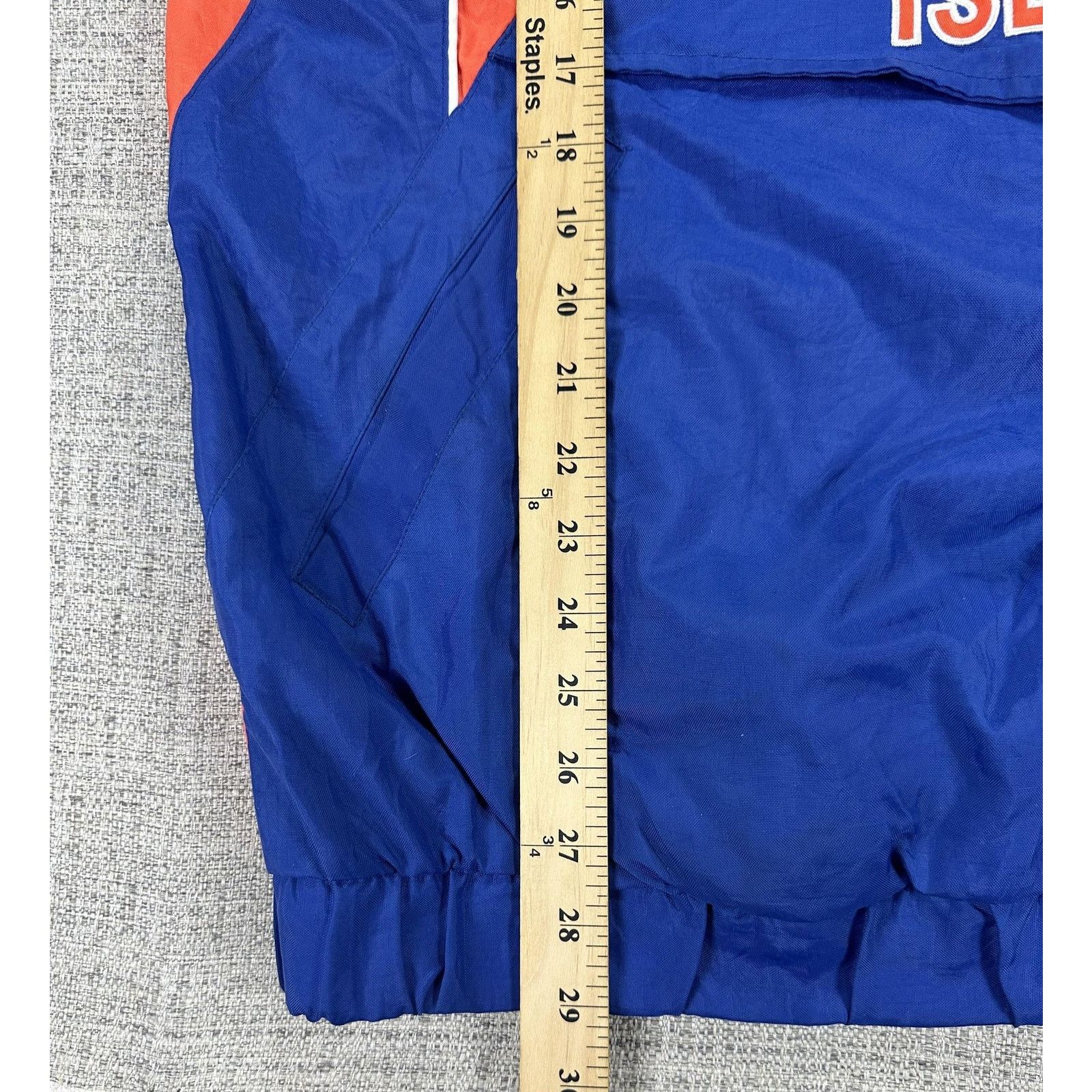 Starter New York Islanders Jacket Sz XL 1/2 Zip Starter Pullover Size US XL / EU 56 / 4 - 4 Thumbnail