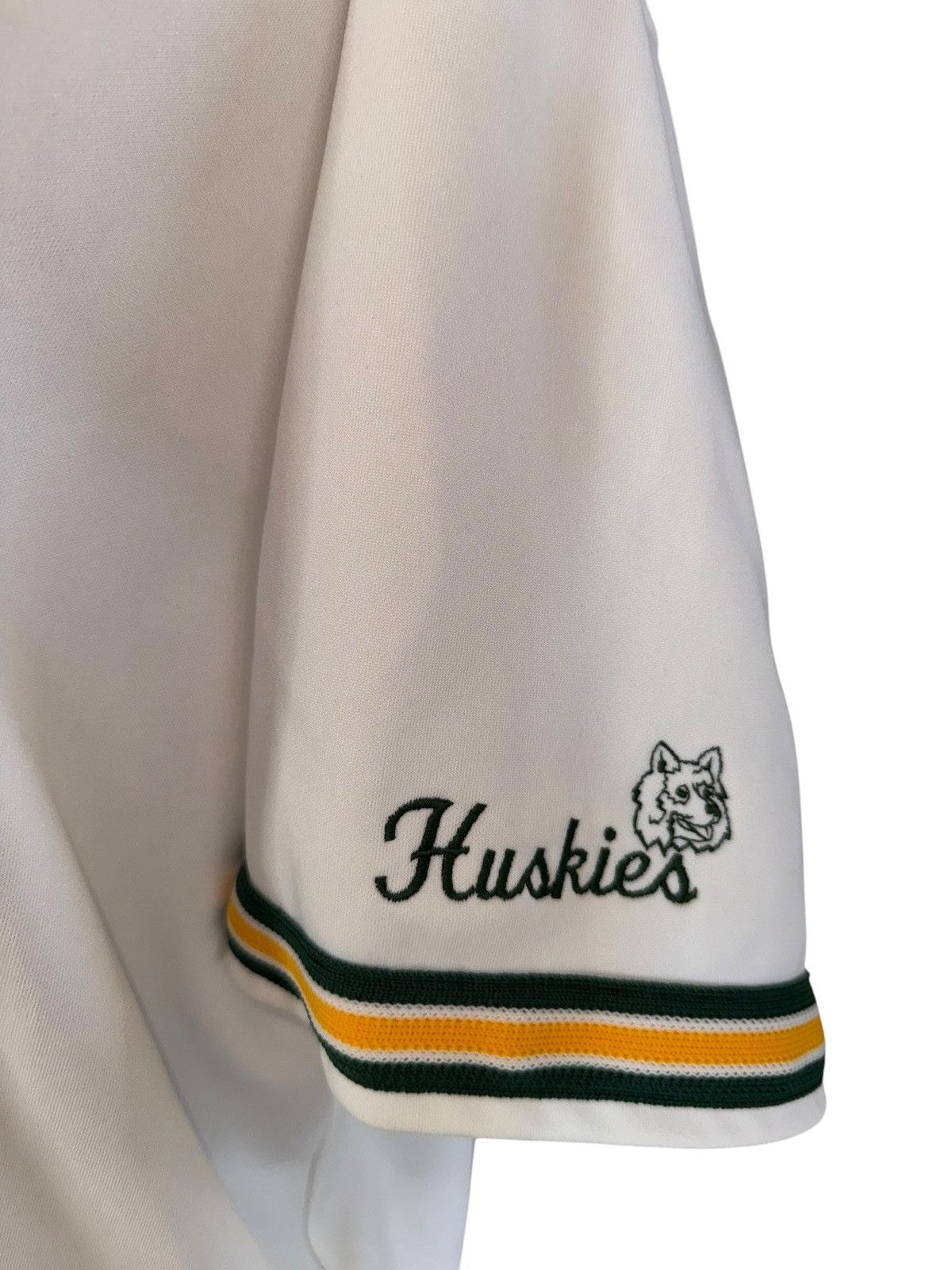 Vintage VTG 90s Made in USA HOOVER jersey in green and yellow sz 2xl Size US XXL / EU 58 / 5 - 3 Thumbnail
