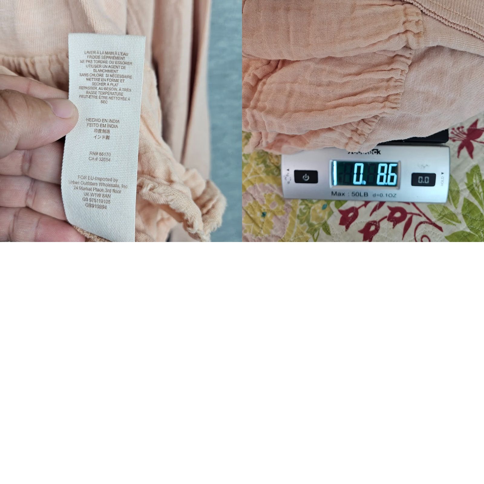 Free People Free People Sweet Jane Pink Tie V-Neck Long Sleeve Sweatshirt Top Size S Womens Blouse Pink Tie V-Neck Long Sleeve Casual Shirt - 400 Size S / US 4 / IT 40 - 8 Thumbnail