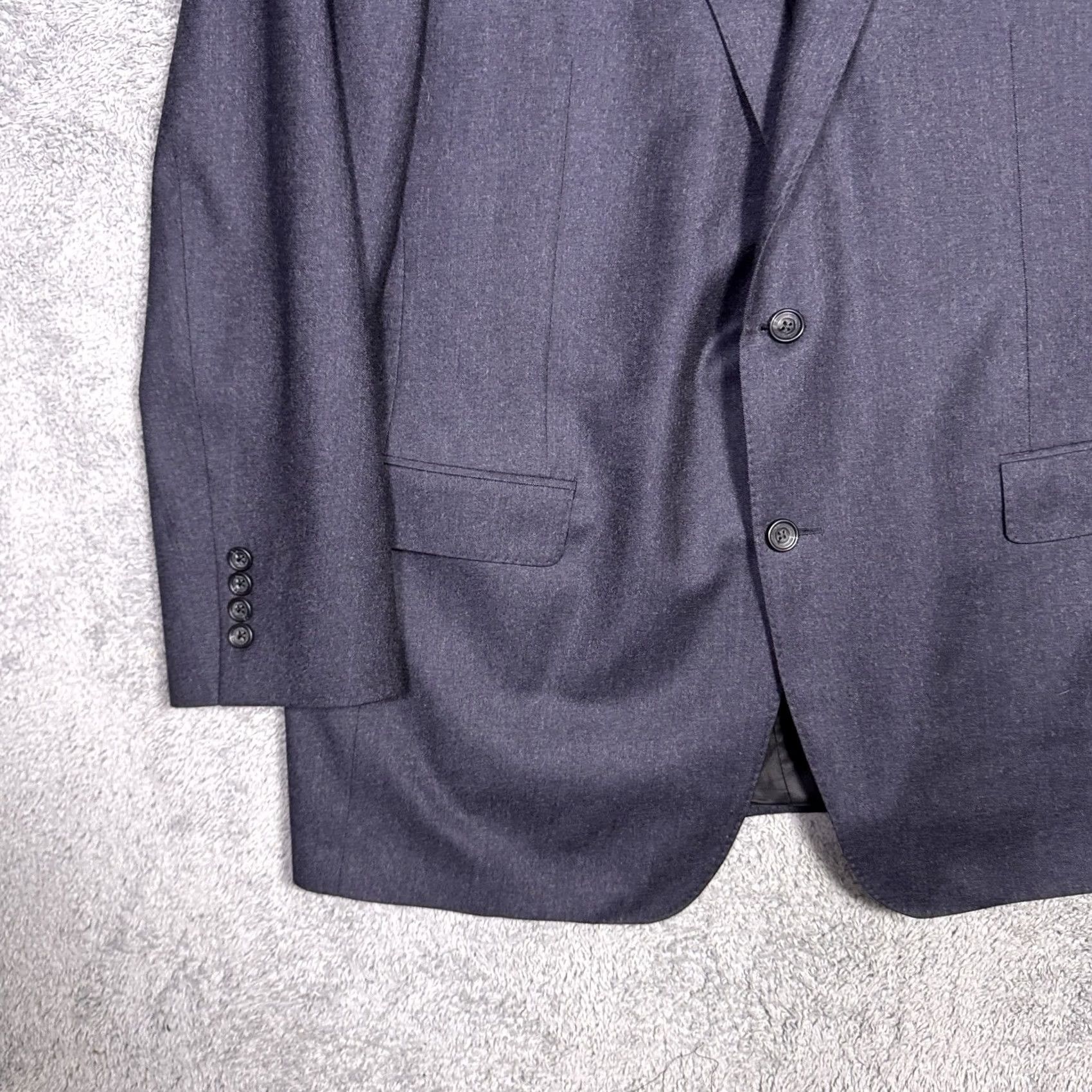 Vintage Samuelsohn Performance Blazer Mens 46L SB Gable Sport Coat Wool Cashmere Blazer Size 46R - 2 Thumbnail
