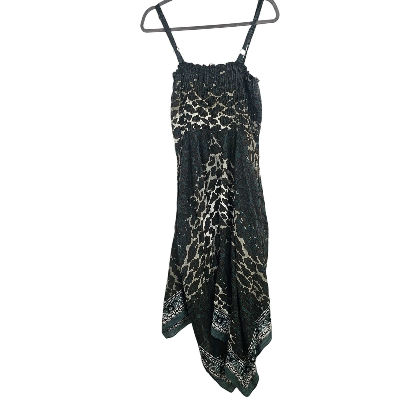 Soft Surroundings Soft Surroundings Womens Handkerchief Hem Maxi Dress Size M Size M / US 6-8 / IT 42-44 - 10 Thumbnail