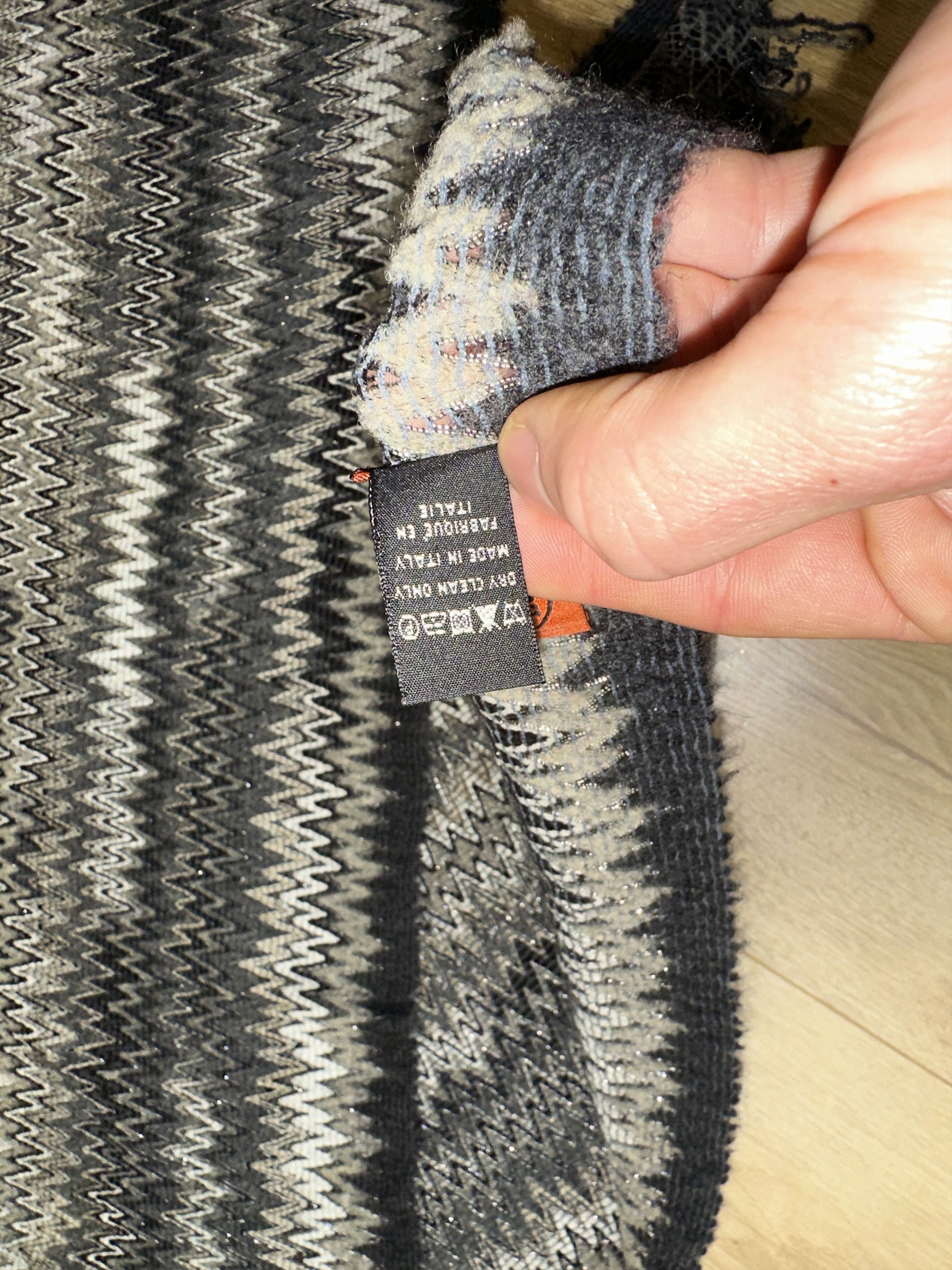 Missoni Missoni Foulard Waves Zigzag Scarf Wool Blend 150x42 Cm Size ONE SIZE - 11 Thumbnail
