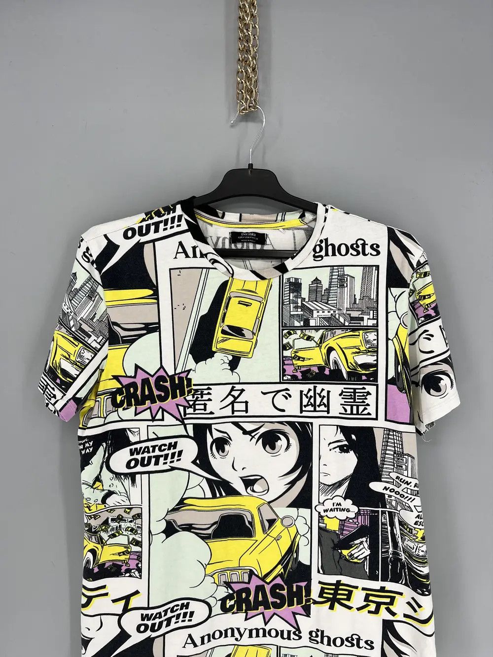 Anime Vintage Manga Panel tee Art Tee Anima Tee Graphic Tee Size US M / EU 48-50 / 2 - 6 Thumbnail
