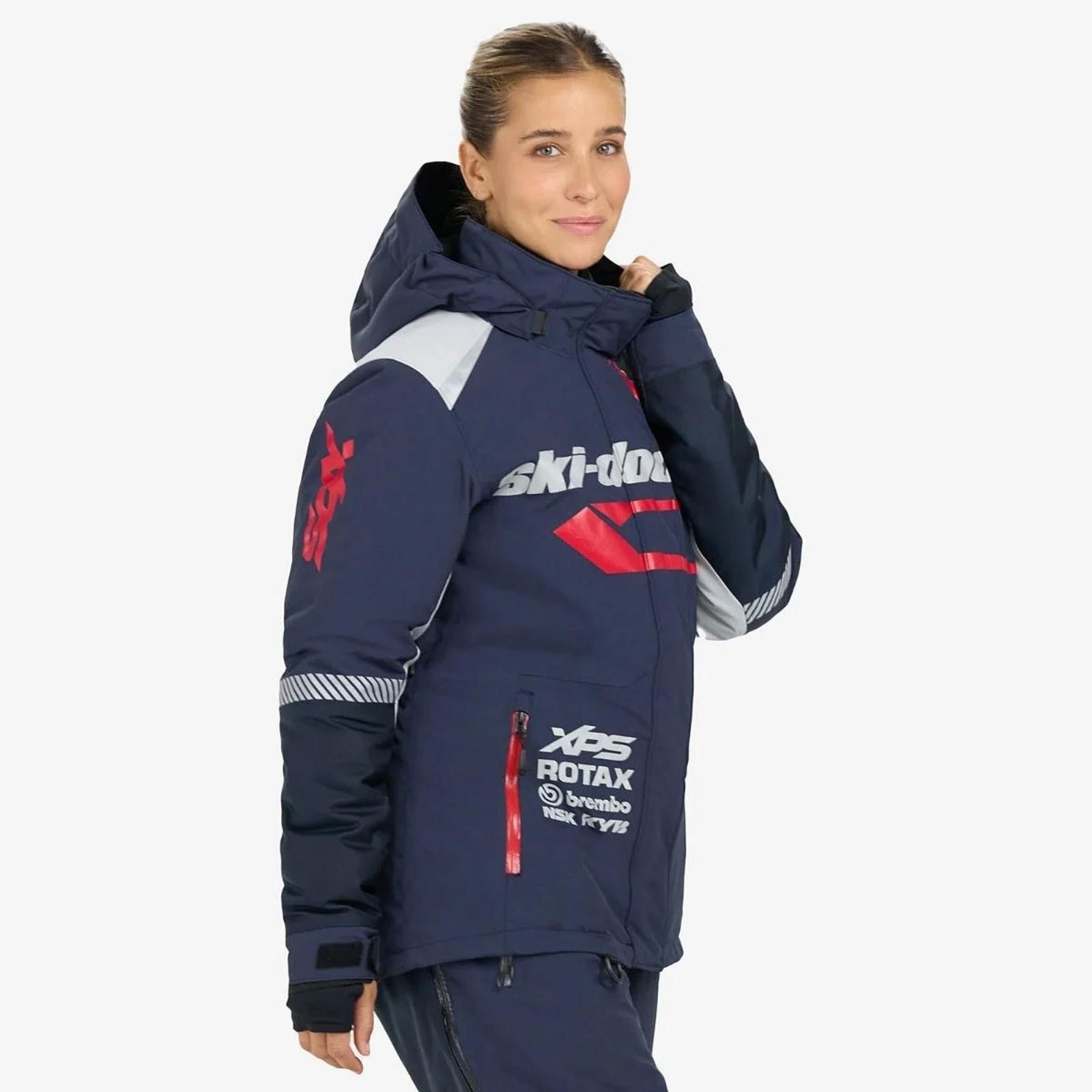 Ski-Doo Ski-Doo Women's X-Team Jacket, Dark Navy, M Size ONE SIZE - 2 Thumbnail
