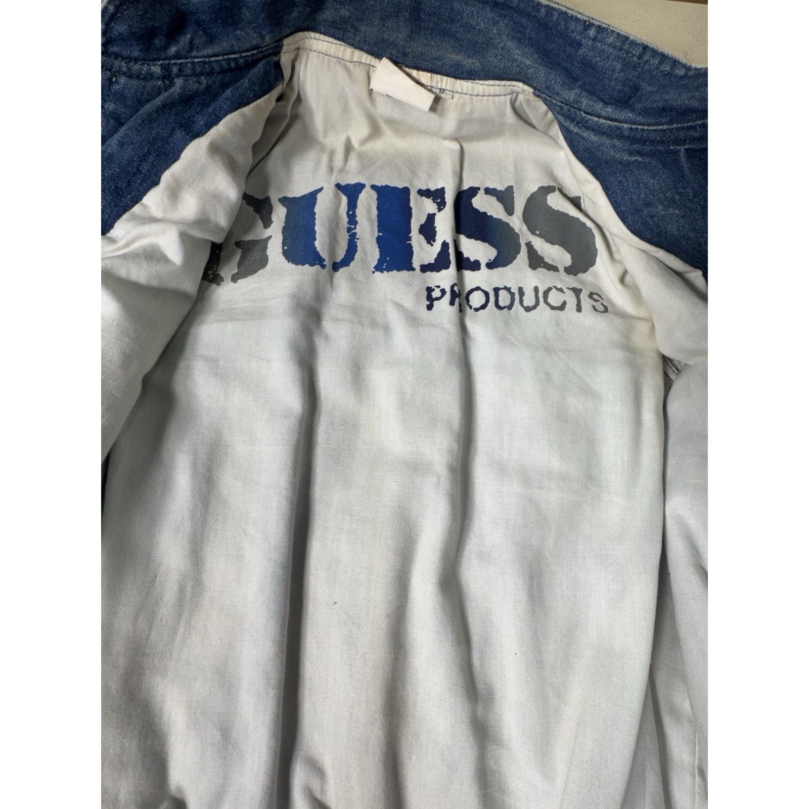 Guess Vintage Guess Georges Marciano Denim Vest Leather 80s Size M Size US M / EU 48-50 / 2 - 7 Thumbnail