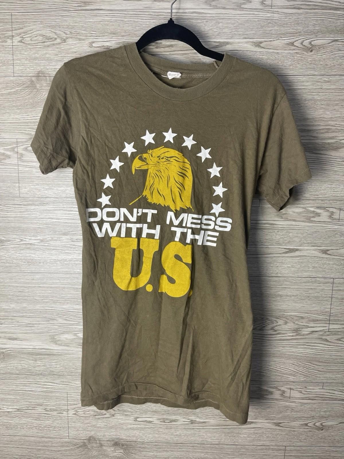 Maison Margiela VTG 80s Don’t Mess With The US Size M Army Military Eagles Size US M / EU 48-50 / 2 - 1 Thumbnail