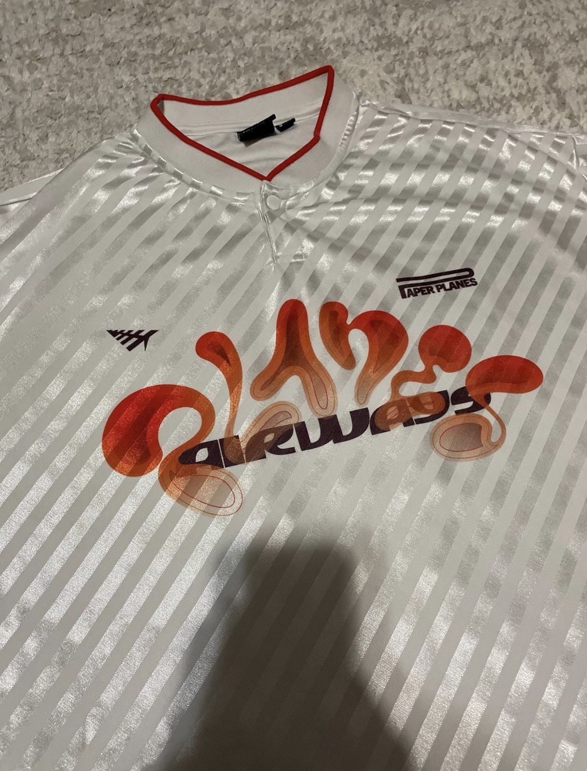 Paper Planes Paper Planes Airways Soccer Jersey Size US S / EU 44-46 / 1 - 3 Thumbnail