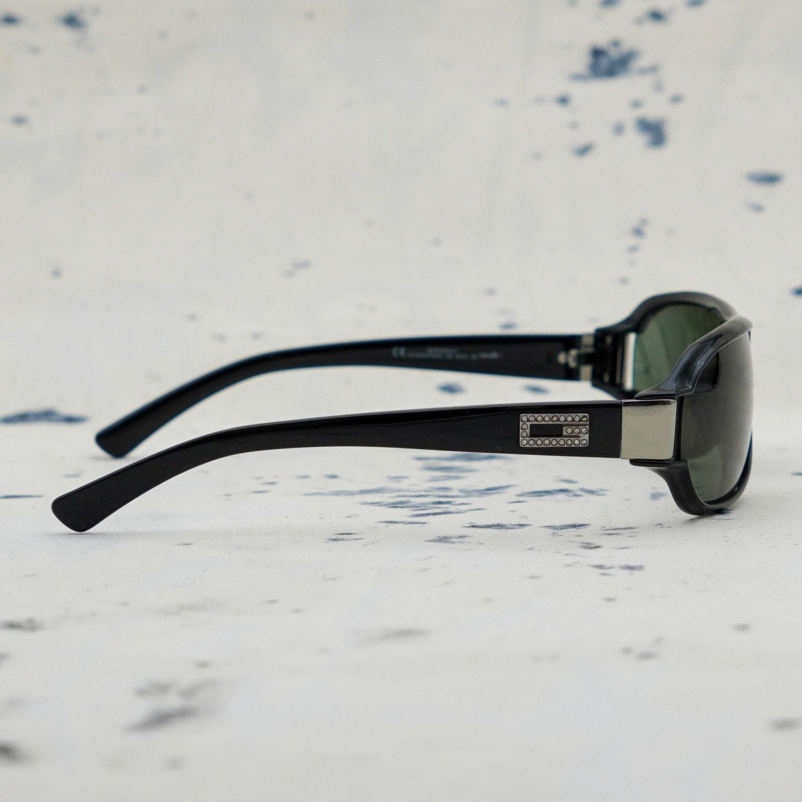 Gucci Gucci gg 2546 black rectangular strass logo y2k sunglasses Size ONE SIZE - 3 Thumbnail