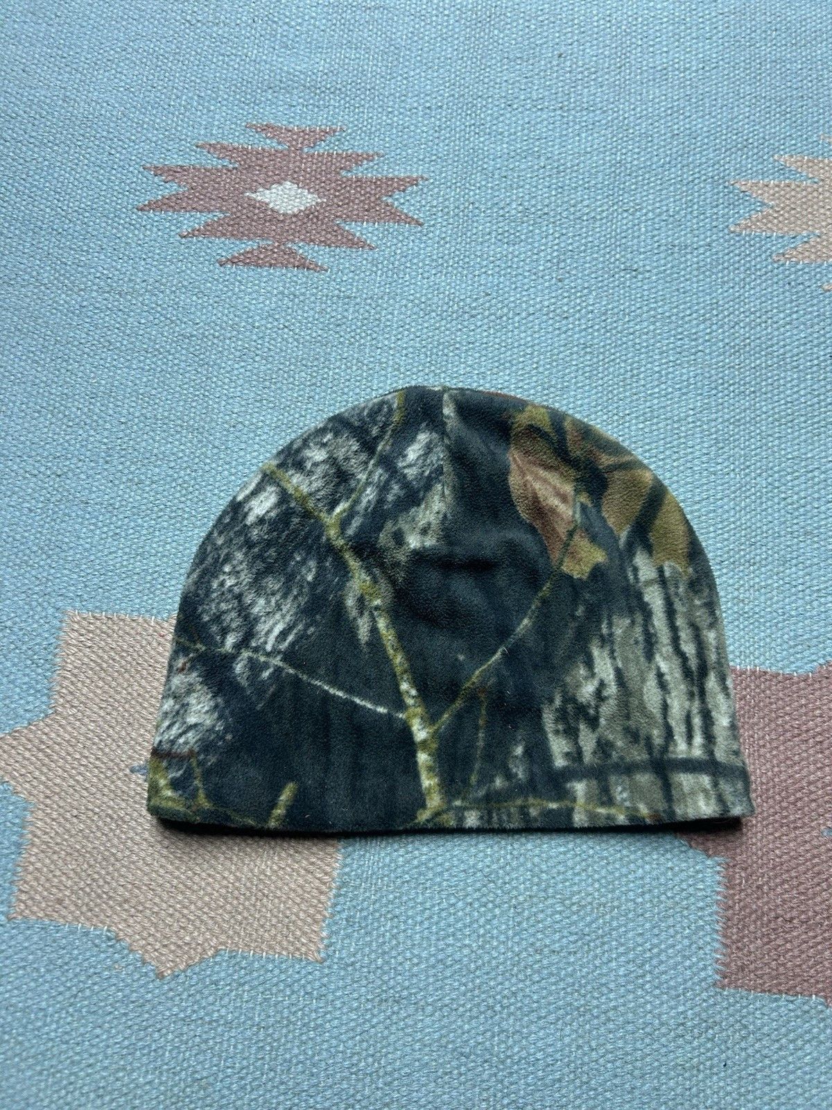 Vintage fleece camo beanie GMS quality machining fabricatio realtree Size ONE SIZE - 3 Thumbnail