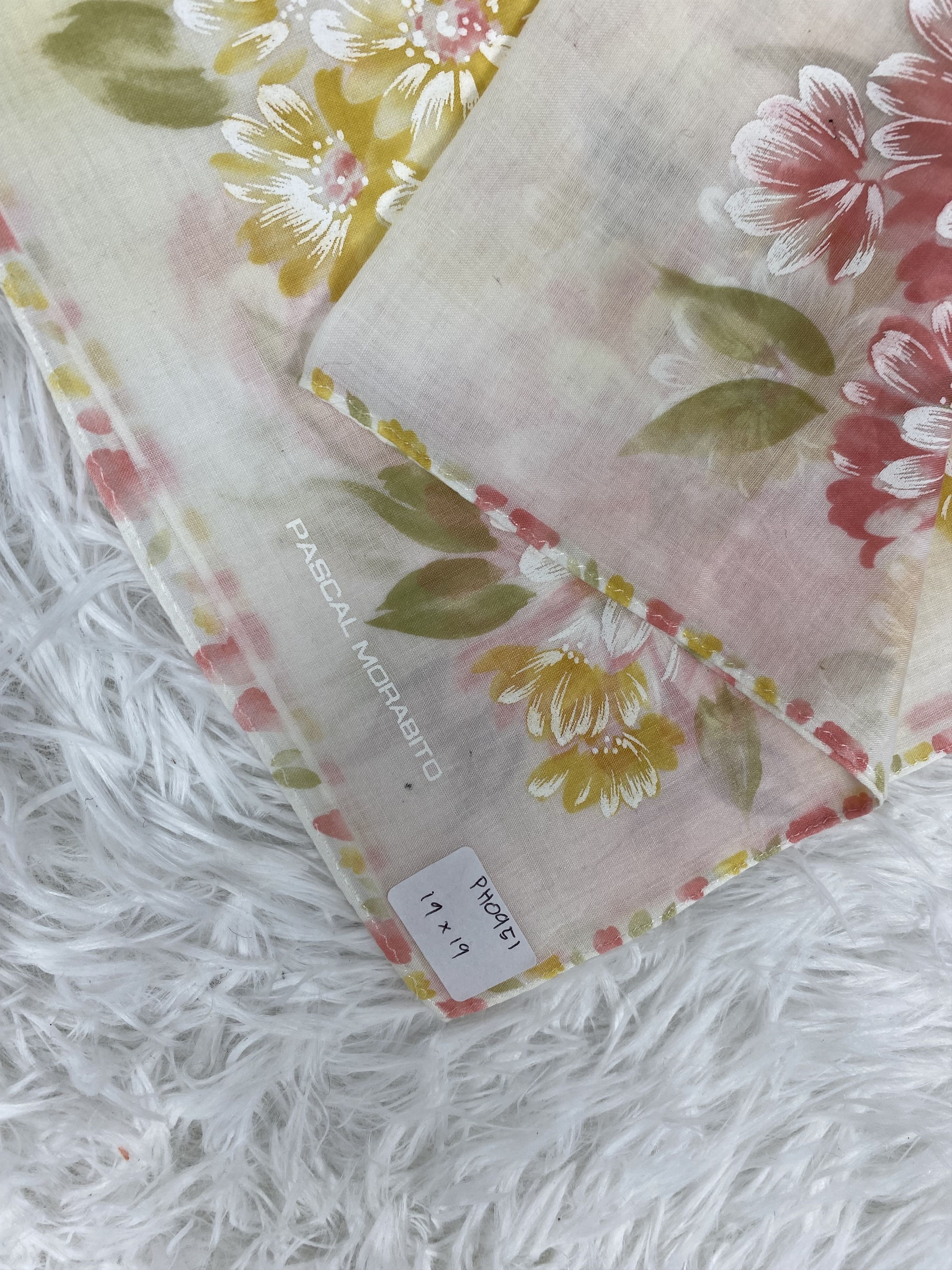 Designer × Vintage Vintage Pascal Morabito Handkerchief Neckerchief PH0951 Size ONE SIZE - 2 Thumbnail