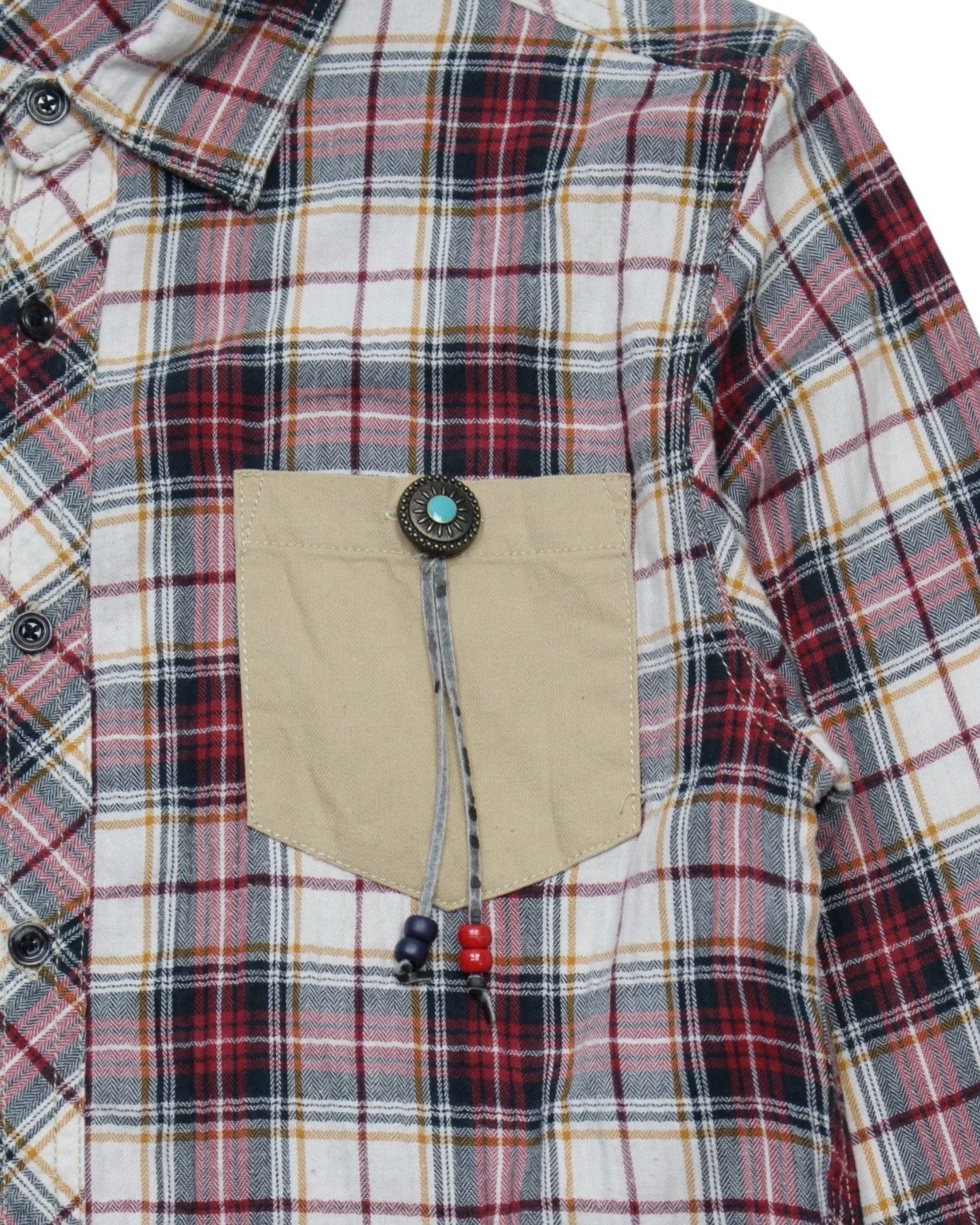 semanticdesign 2000S SEMANTIC DESIGN NATIVE-INSPIRED FLANNEL SHIRT Size US M / EU 48-50 / 2 - 3 Thumbnail