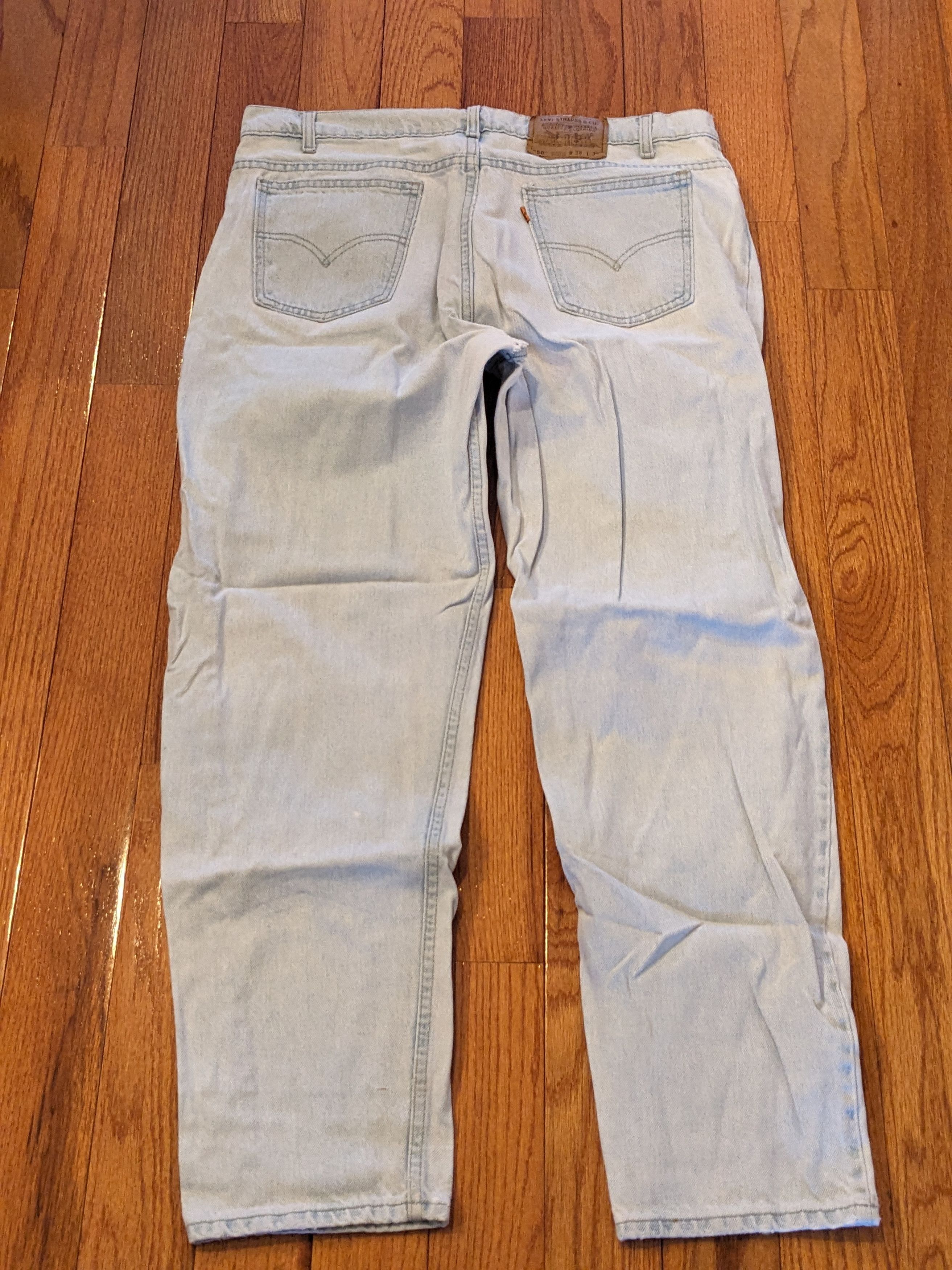 Levi's × Vintage Vintage 90s Levi's Orange Tab 550 38x32 Relaxed Denim Jeans Size US 38 / EU 54 - 1 Thumbnail