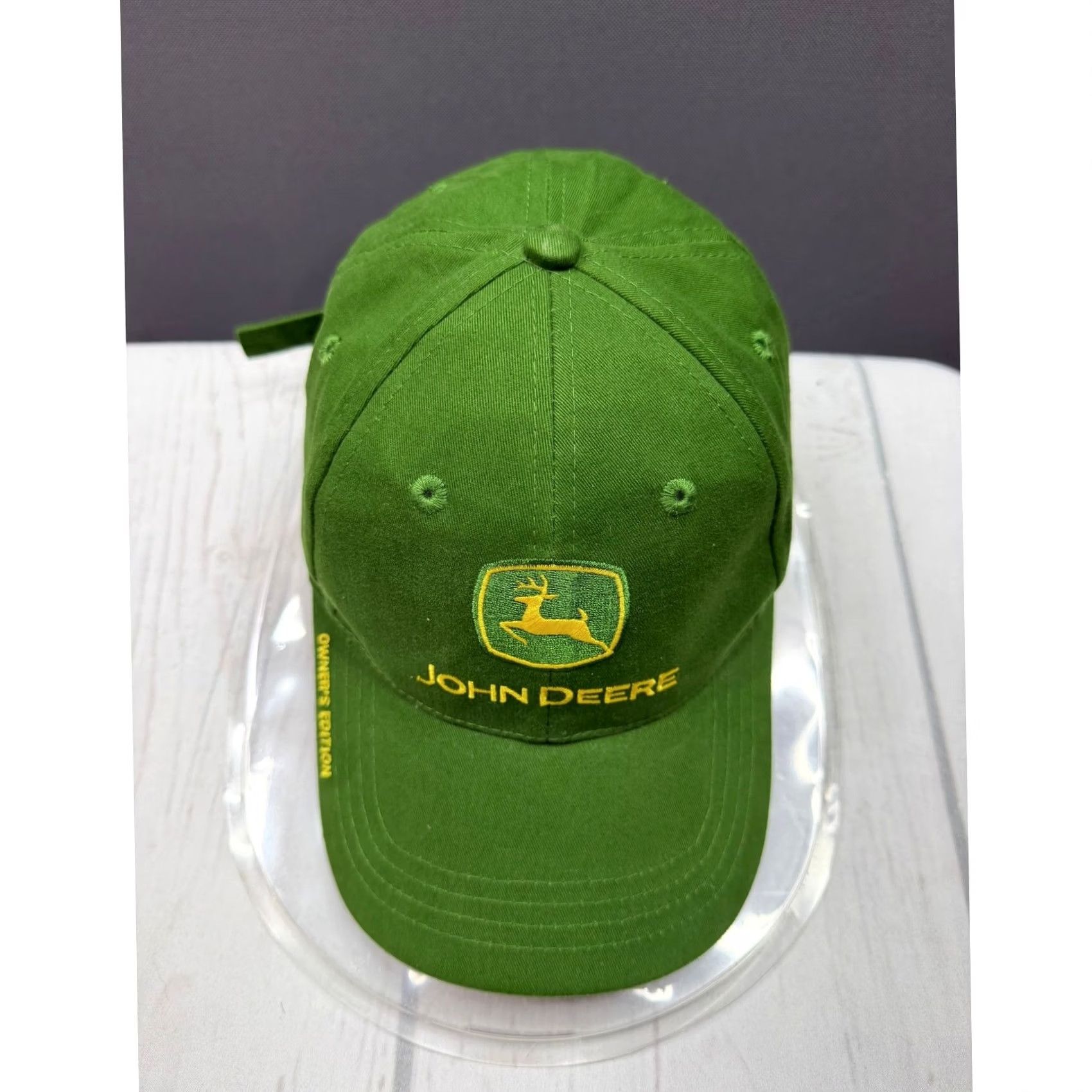 John Deere VINTAGE John Deere Baseball Cap Mens Green Owners Edition Adjustable OSFA Size ONE SIZE - 2 Thumbnail