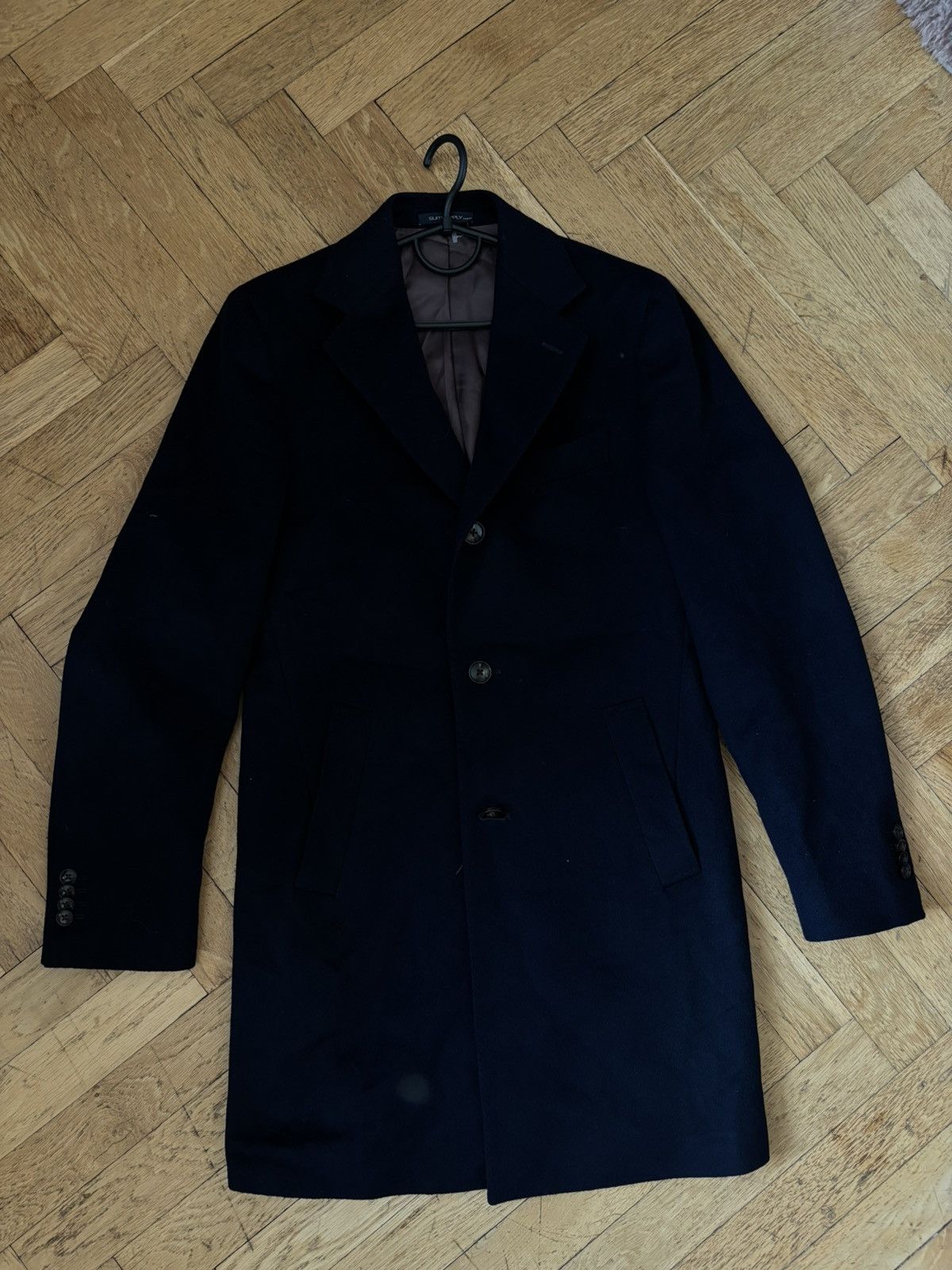 Suitsupply Suitssuply vicenza men wool navy coat Size US S / EU 44-46 / 1 - 5 Thumbnail