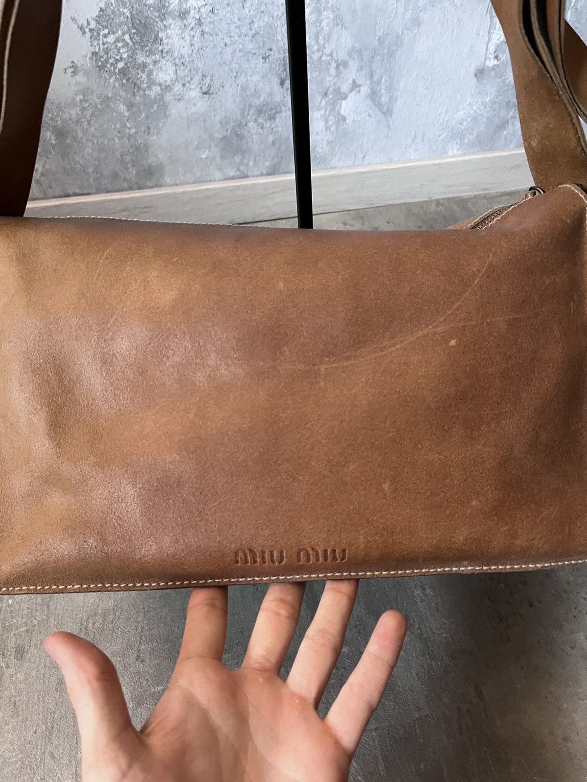 Miu Miu Miu Miu 90s archive shoulderbag cargo brown Size ONE SIZE - 7 Thumbnail