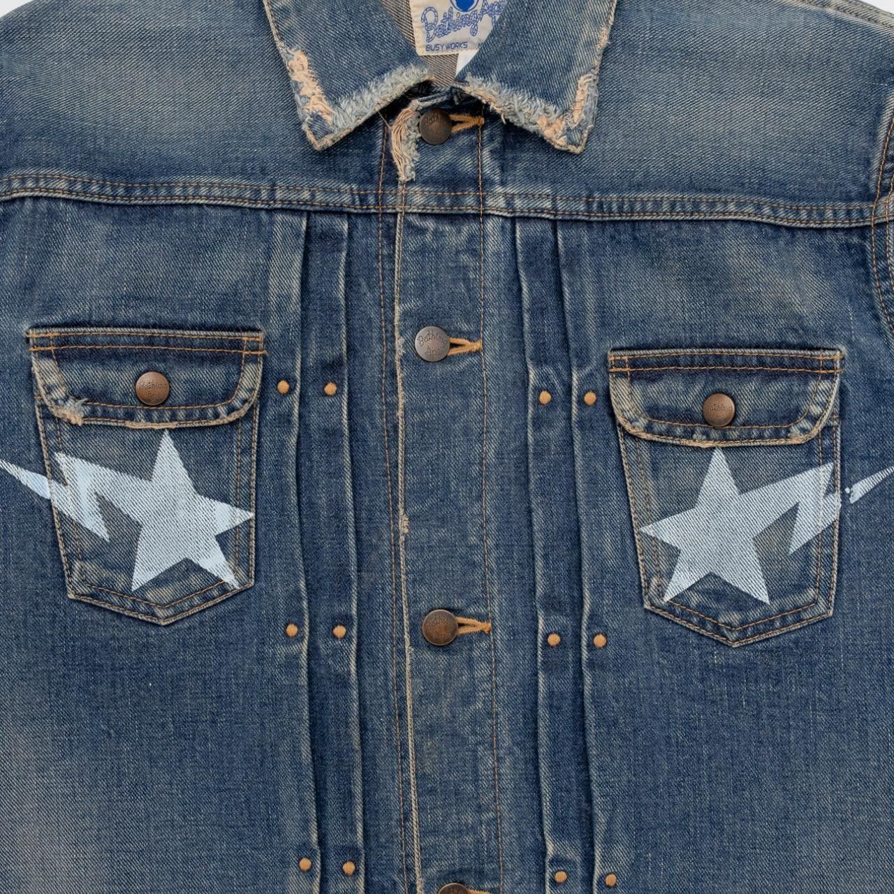 Bape Bape Sta Selvedge Denim Jacket Size US XS / EU 42 / 0 - 3 Thumbnail