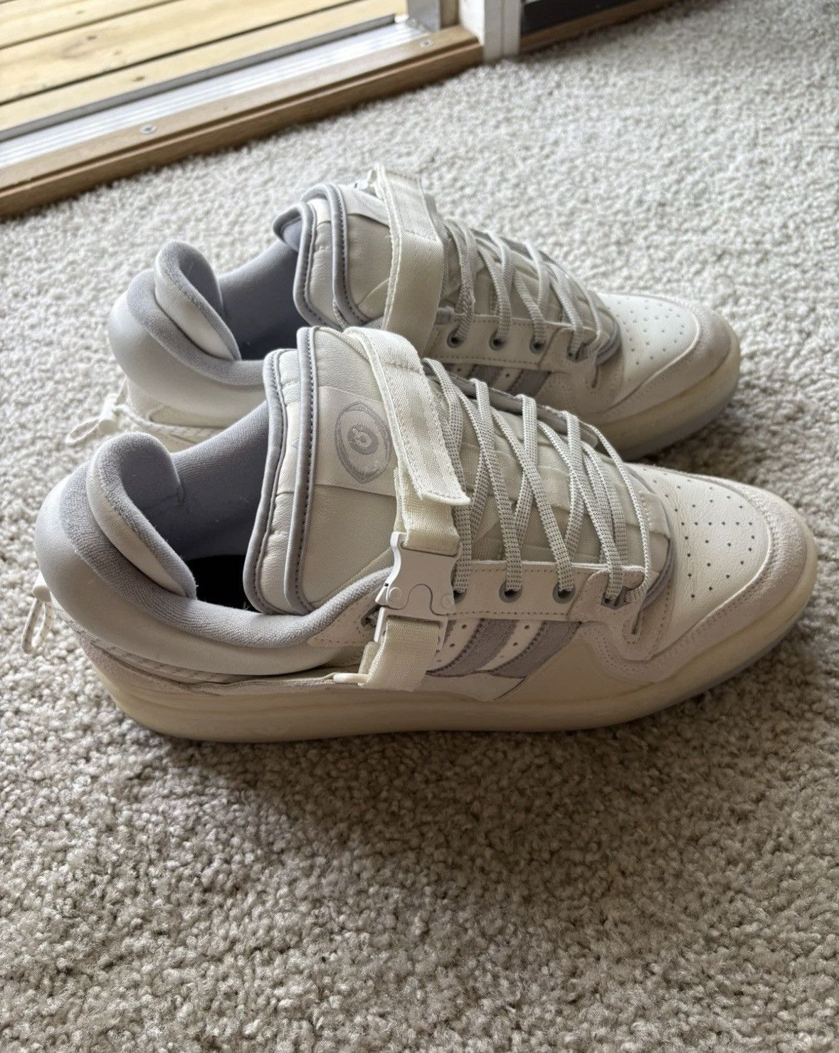 Adidas Bad Bunny Adidas Forum Buckle Low US Men’s Size 12.5 Size US 12.5 / EU 45-46 - 11 Thumbnail