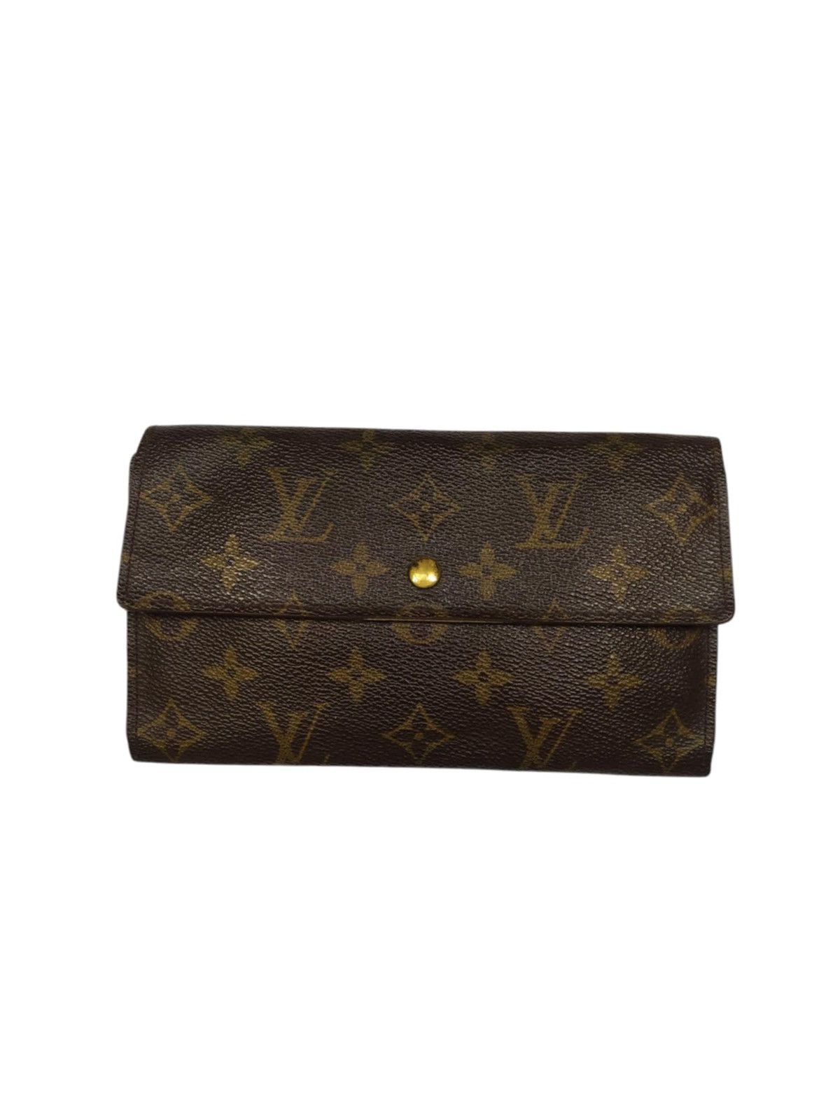 Louis Vuitton × Vintage Vintage LOUIS VUITTON Porte Feuille International Monogram Size ONE SIZE - 1 Thumbnail