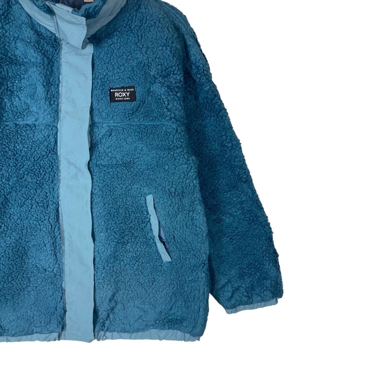Quiksilver Vintage Roxy Mountain & Wave Snap Button Hidden Zipper Size US L / EU 52-54 / 3 - 5 Thumbnail